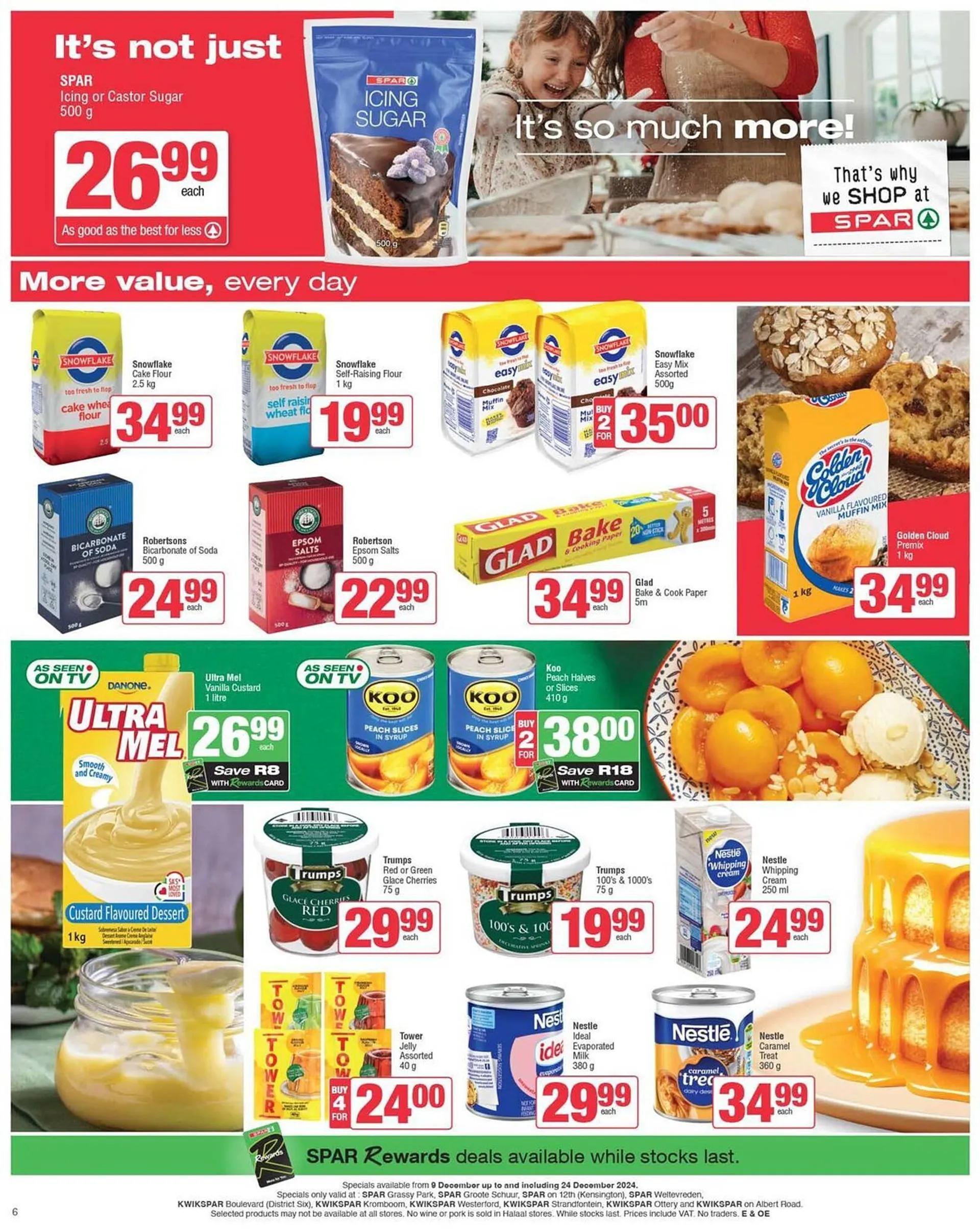 KwikSpar catalogue from 11 December to 24 December 2024 - Catalogue Page 6