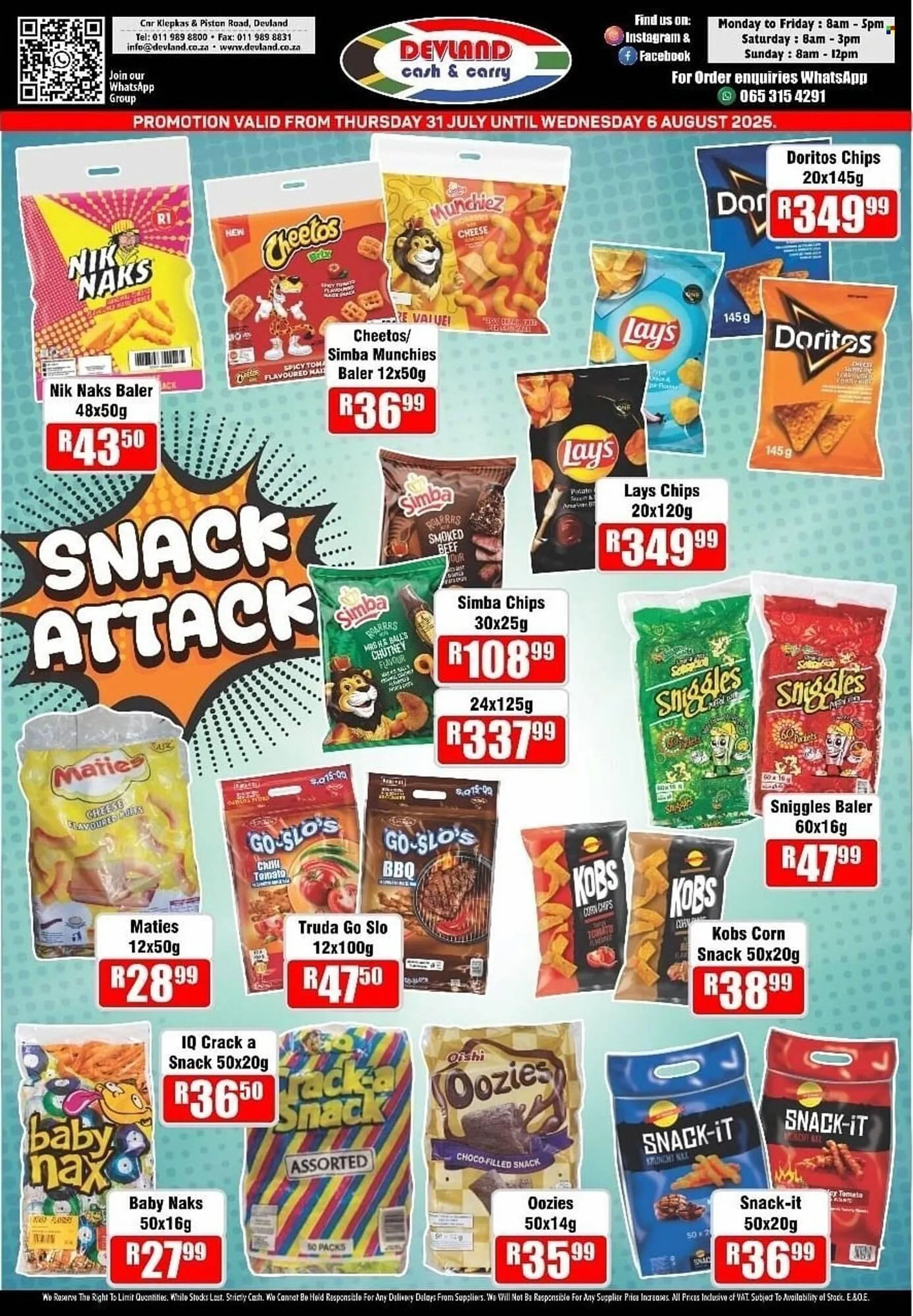Devland Cash And Carry catalogue from 31 July to 6 August 2025 - Catalogue Page 1