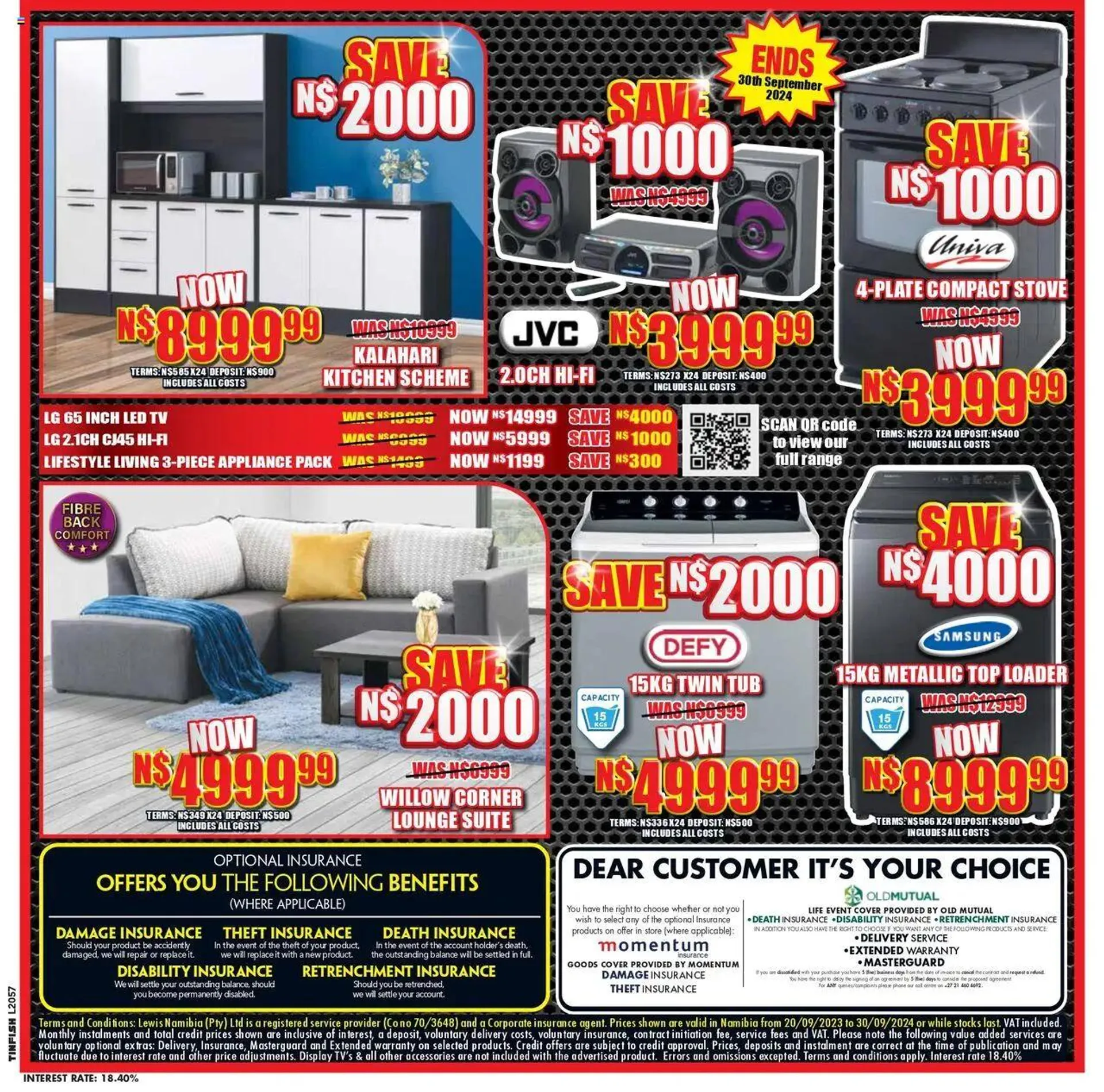 Lewis Stores - Namibia Specials from 1 October to 12 October 2024 - Catalogue Page 4