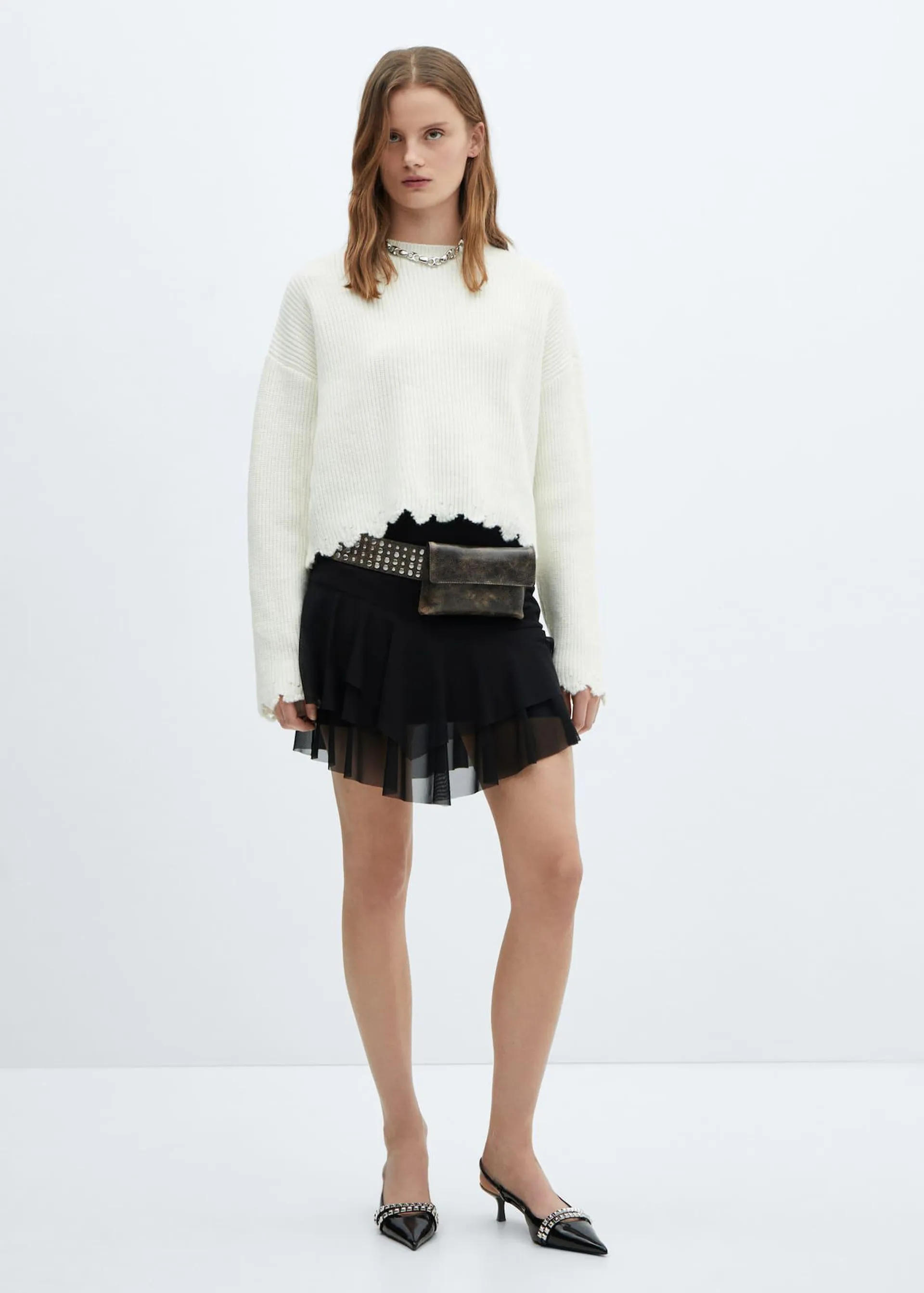 Asymmetrical skirt