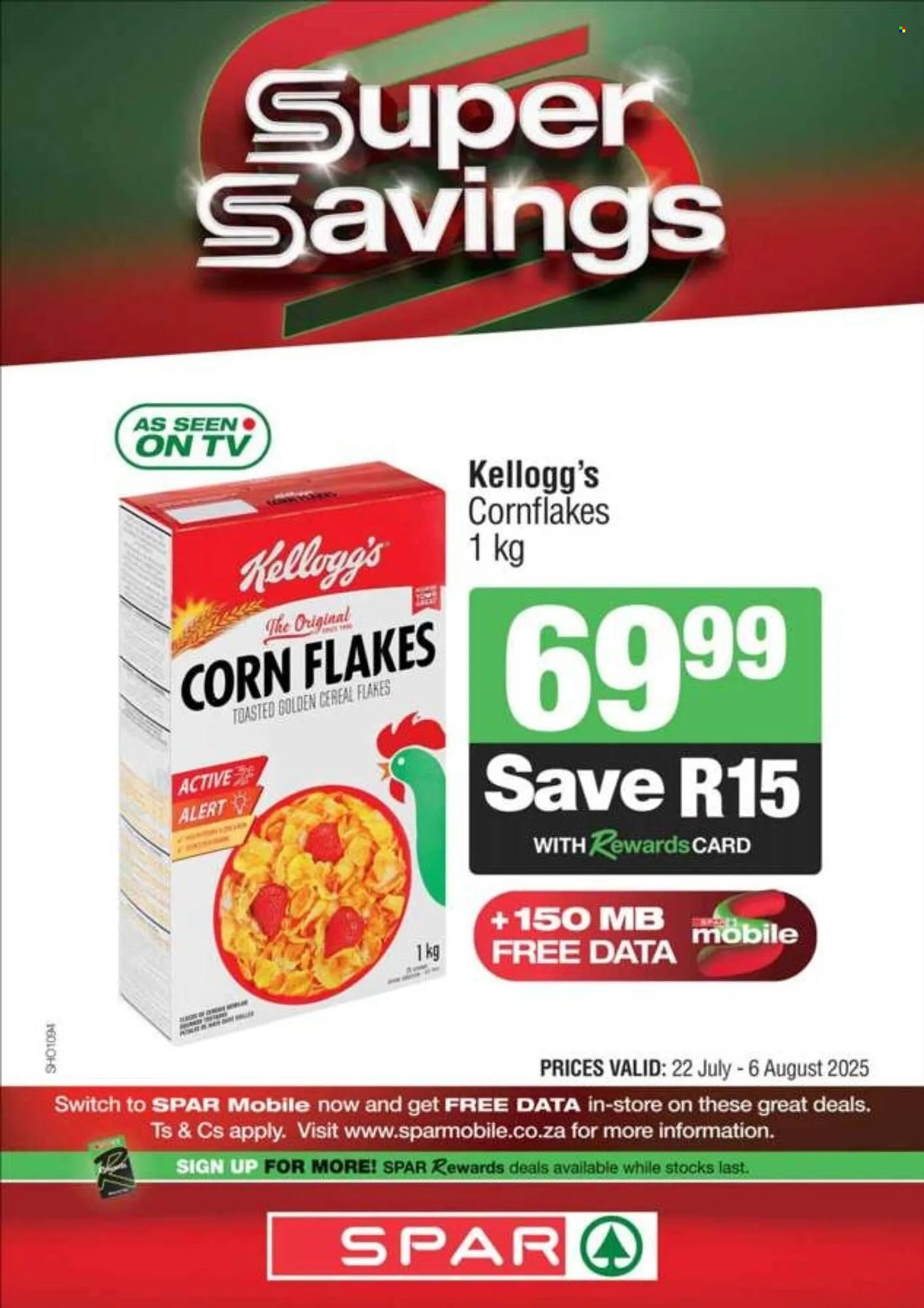Spar catalogue from 22 July to 6 August 2025 - Catalogue Page 1
