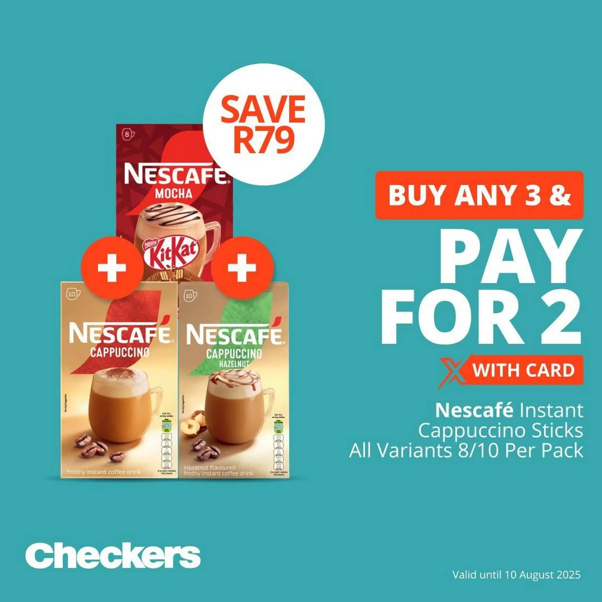 Checkers catalogue from 25 July to 10 August 2025 - Catalogue Page 1