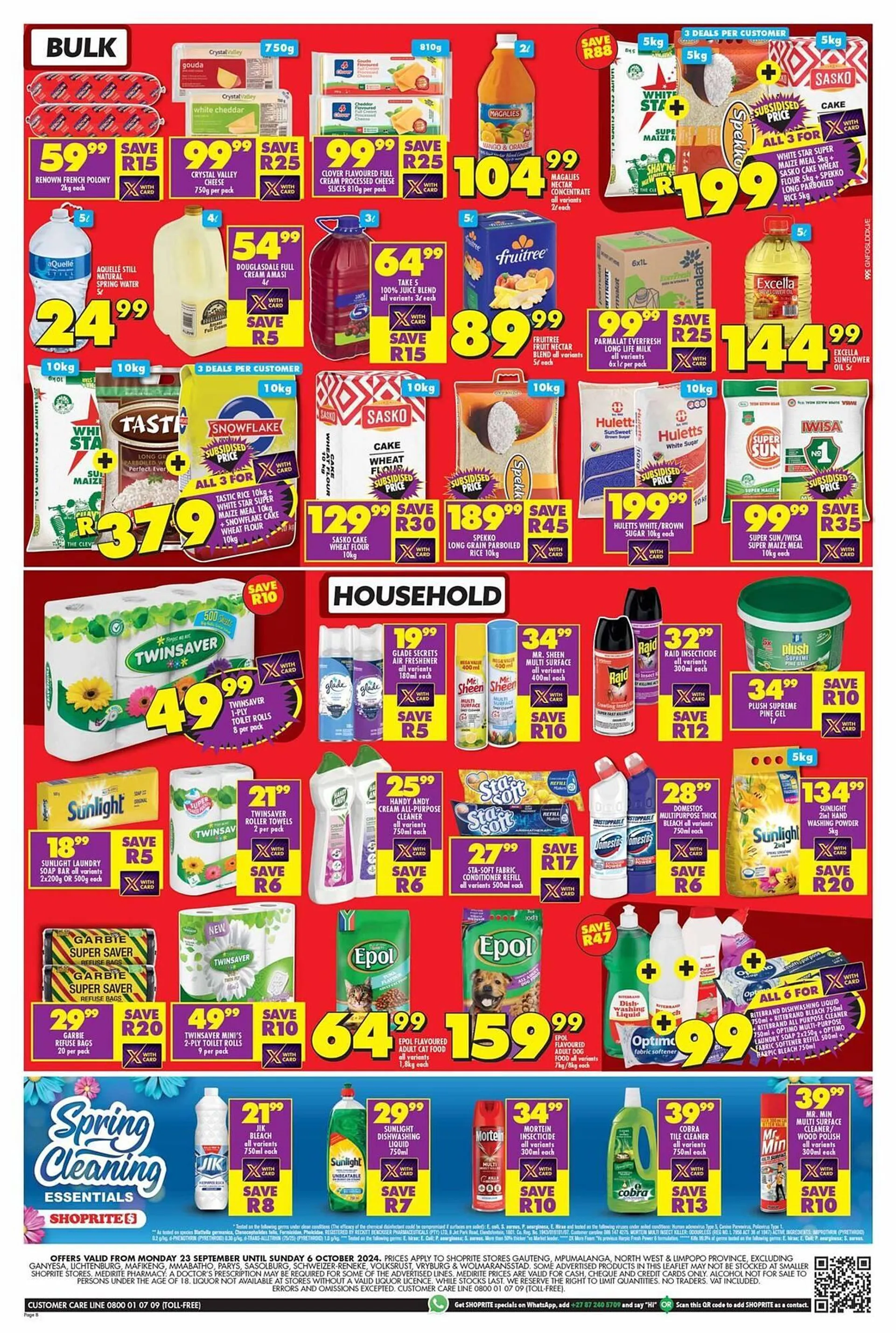 Shoprite catalogue from 24 September to 6 October 2024 - Catalogue Page 8