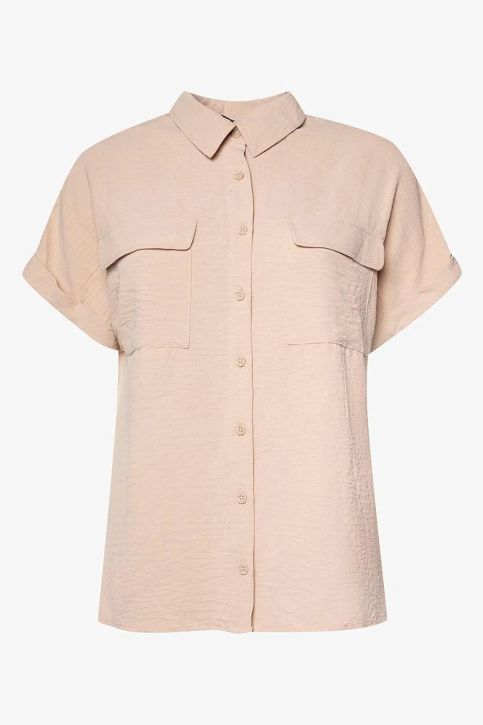 Utility Short Sleeve Shirt Natural STONE - XS