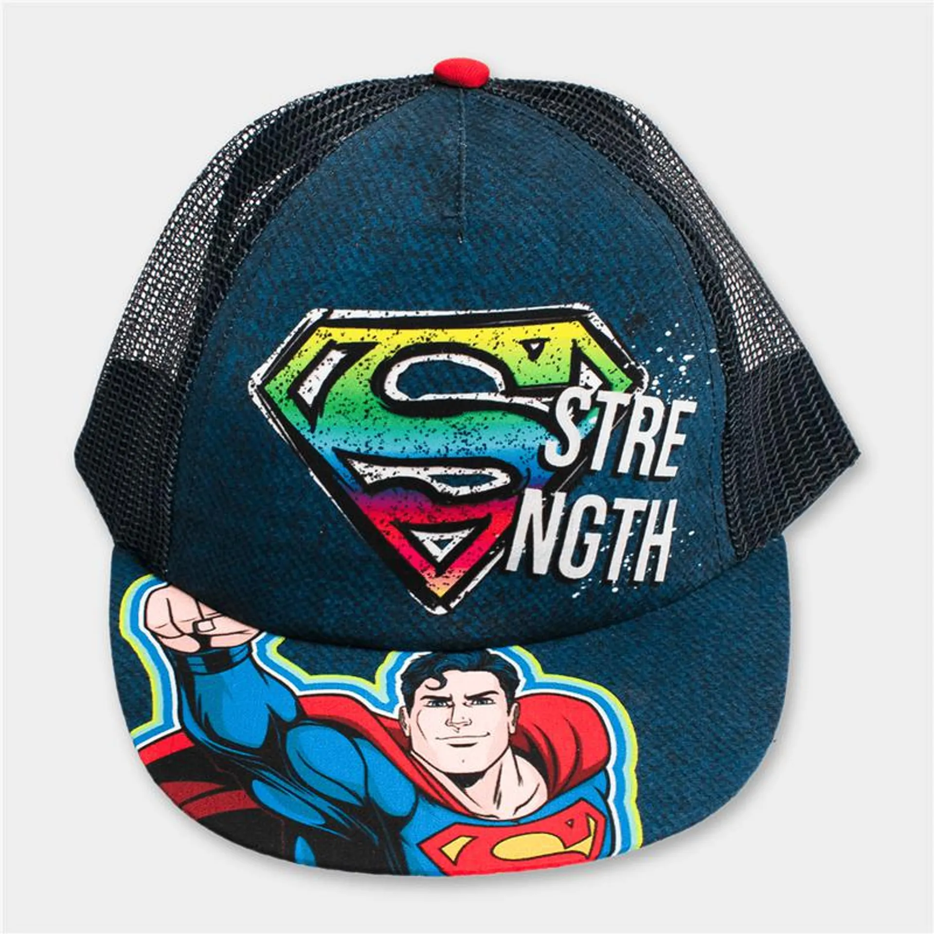 Boy's Character Group Black Superman Trucker Cap