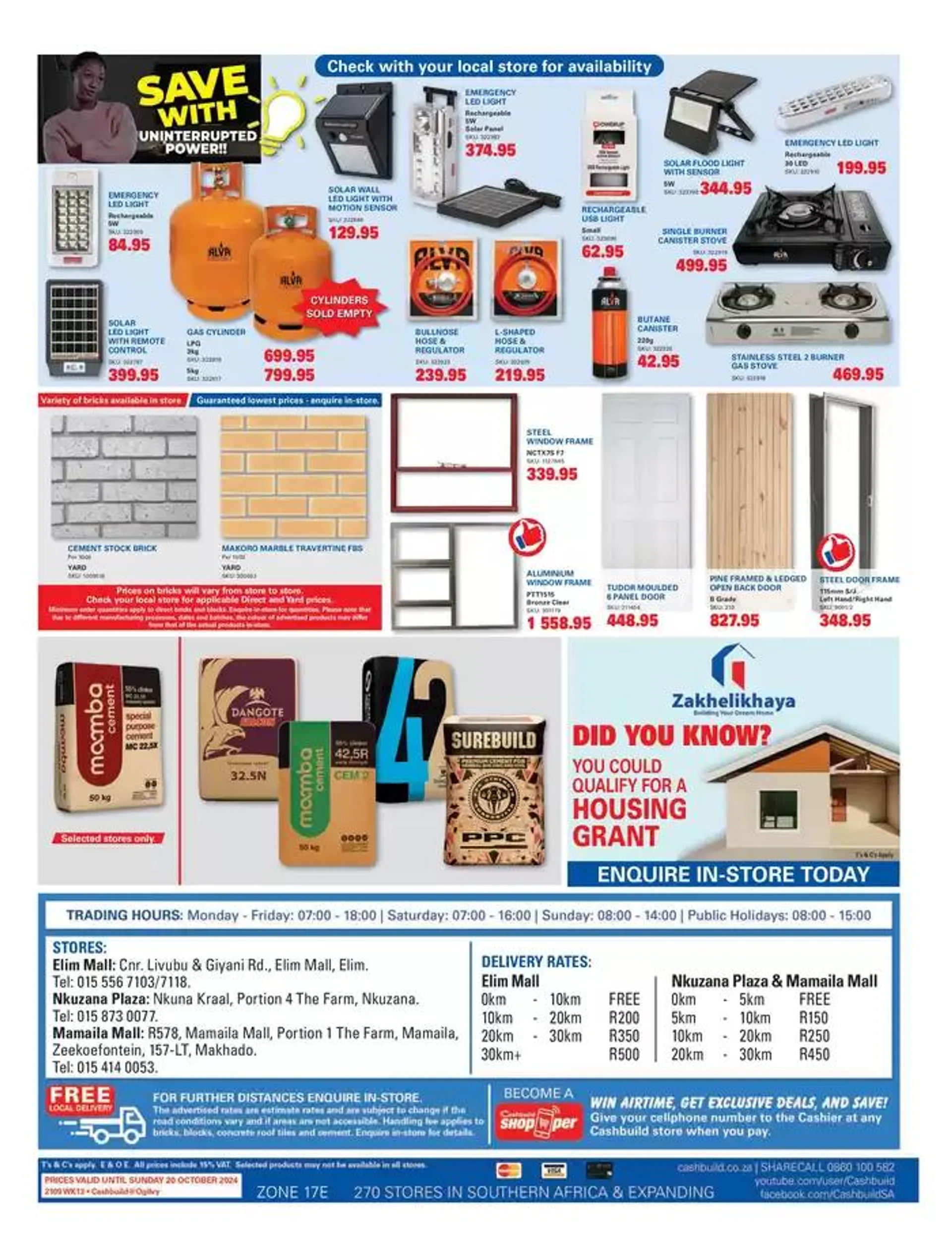 Cashbuild weekly specials from 24 September to 20 October 2024 - Catalogue Page 4