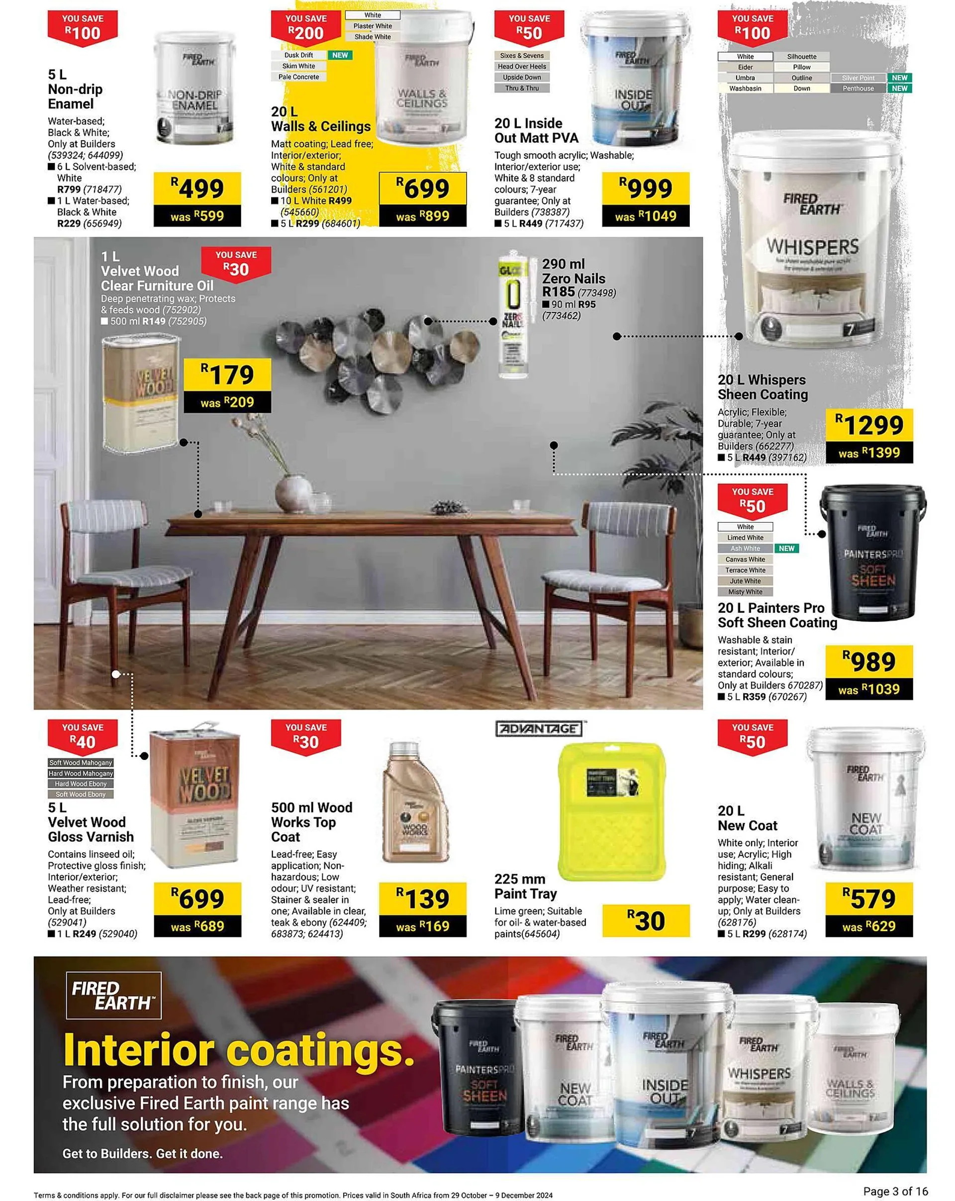 Builders Warehouse catalogue from 29 October to 9 December 2024 - Catalogue Page 1