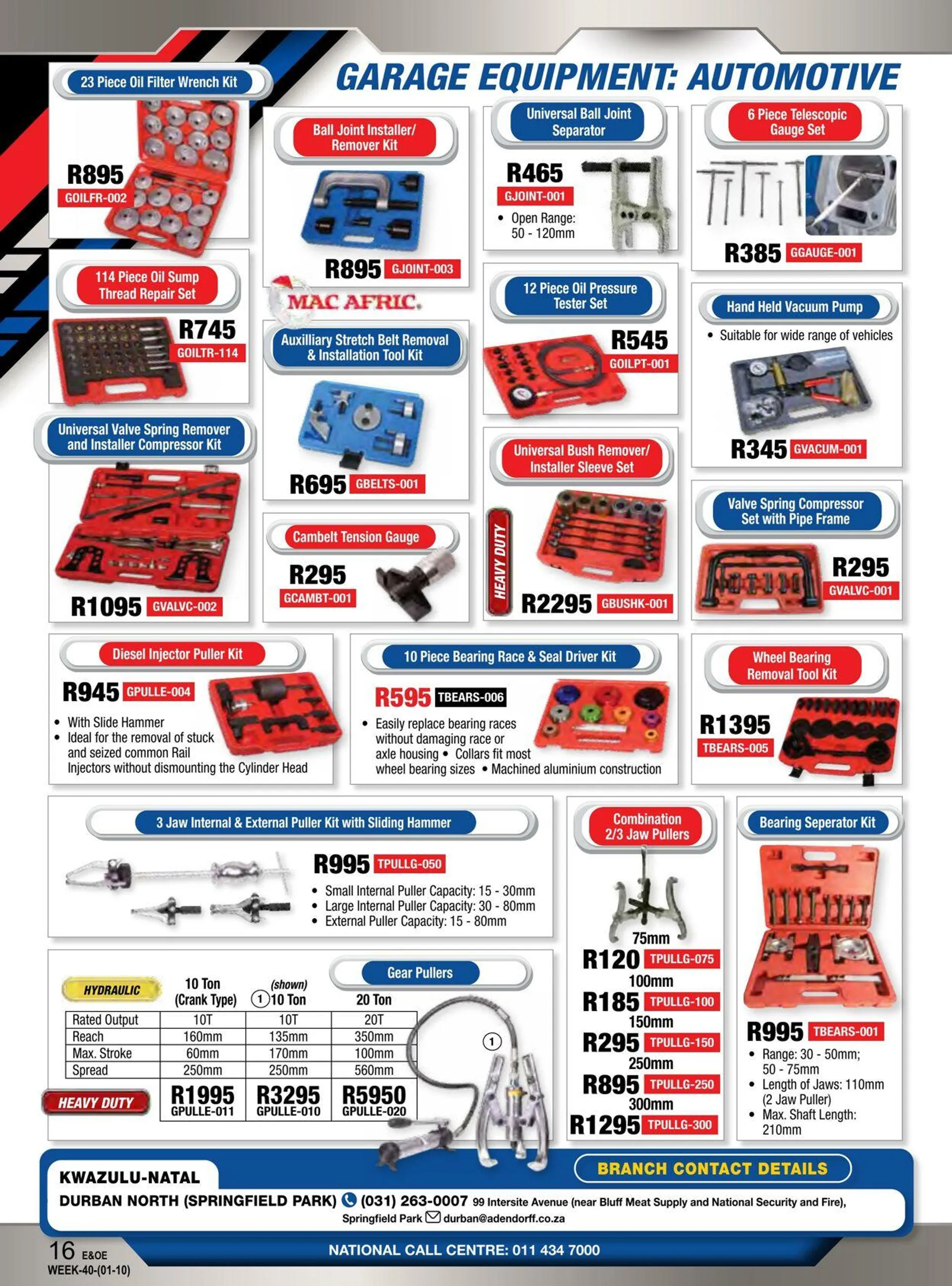 Adendorff Machinery Mart Current catalogue from 3 October to 17 October 2024 - Catalogue Page 18