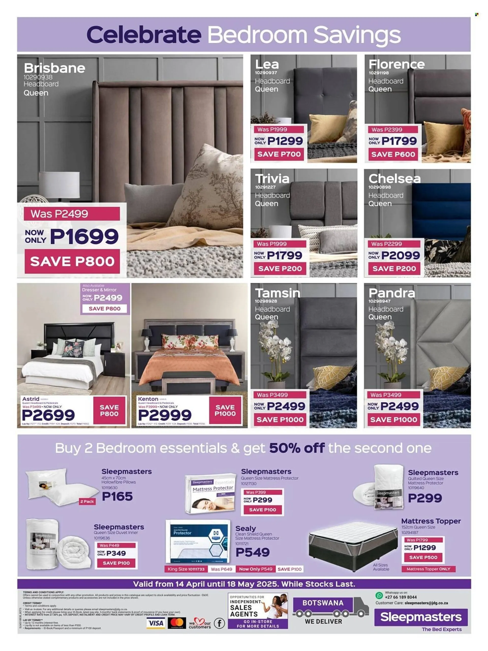 Sleepmasters catalogue from 14 April to 18 May 2025 - Catalogue Page 2