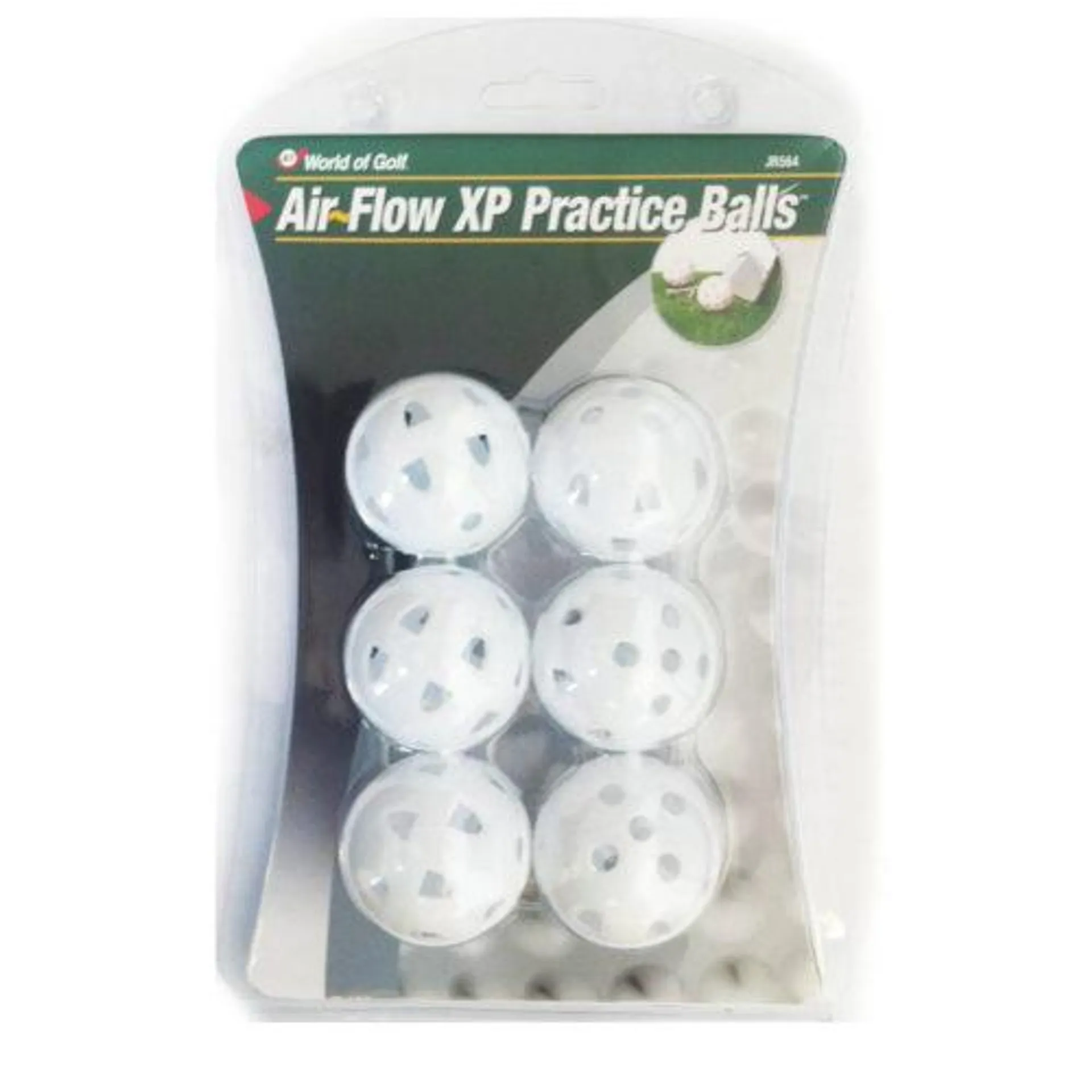 World Of Golf Air Flow XP Practice Balls White (JR564)