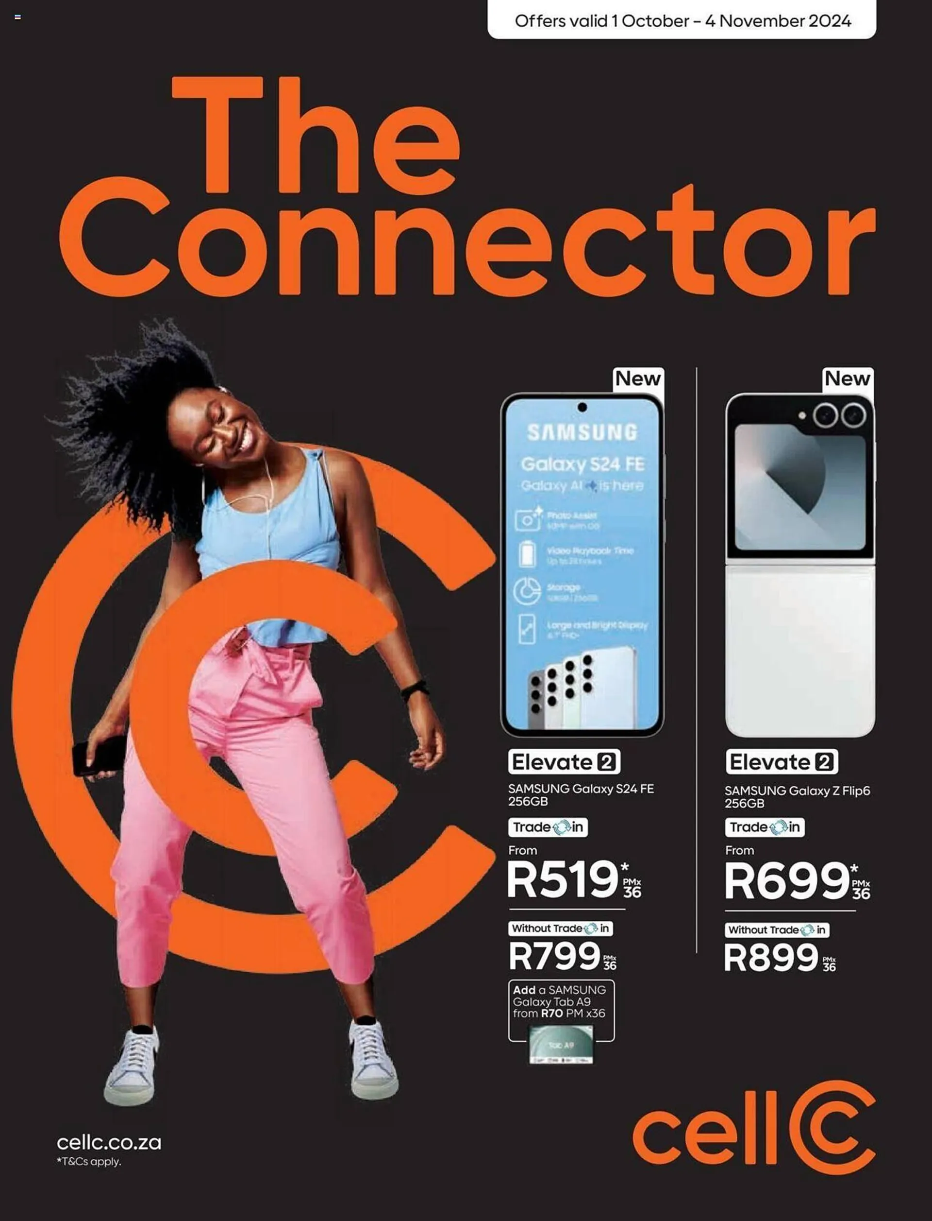 Cell C catalogue from 1 October to 4 November 2024 - Catalogue Page 1