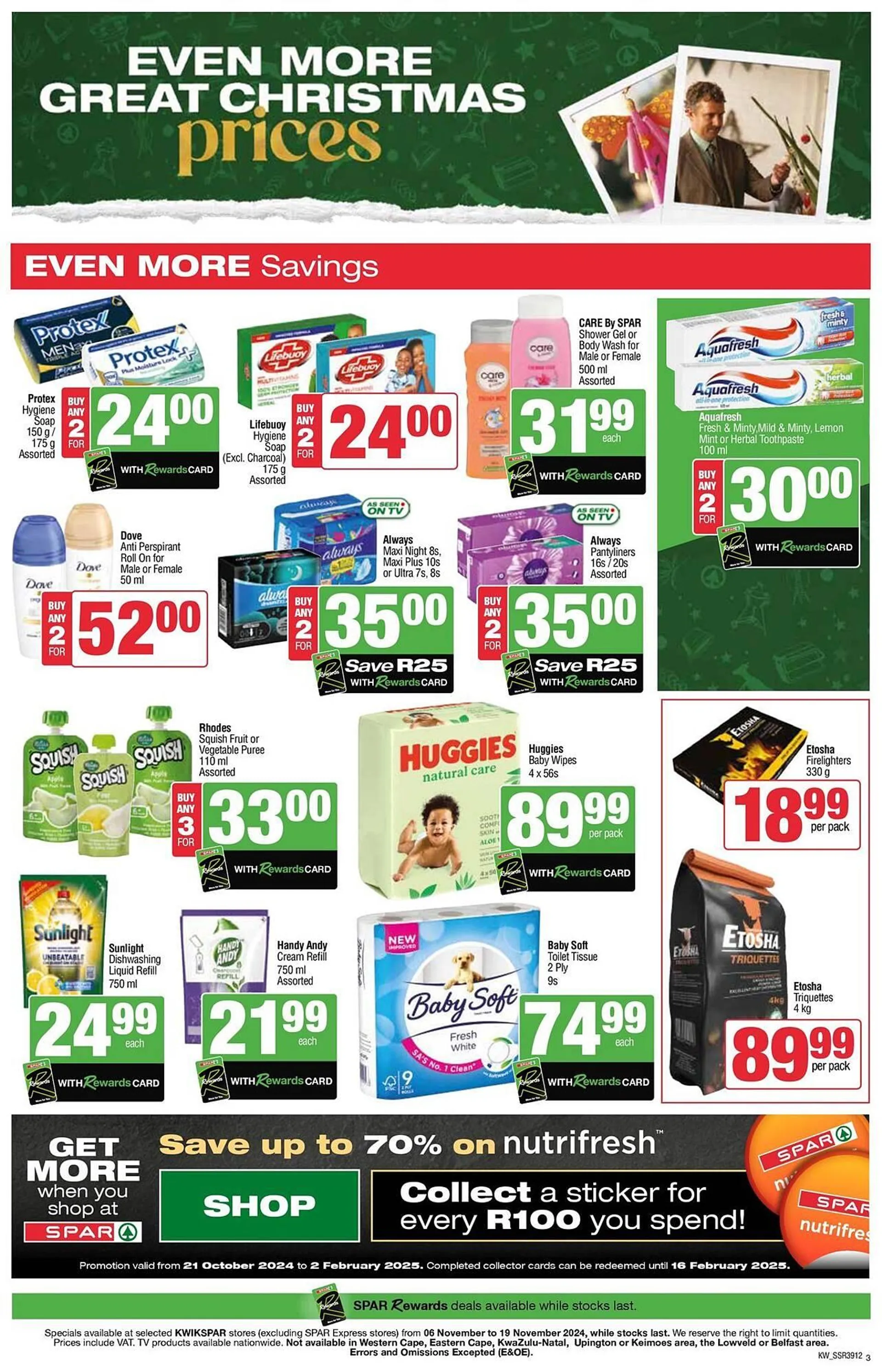 KwikSpar catalogue from 6 November to 19 November 2024 - Catalogue Page 3