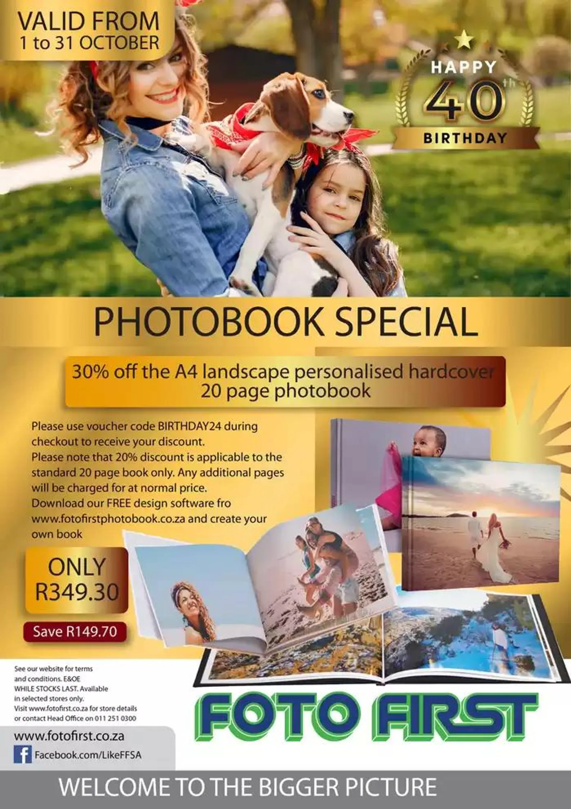 Celebrating 40 years of capturing your best moments with PRINT SPECIALS from 1 October to 31 October 2024 - Catalogue Page 1