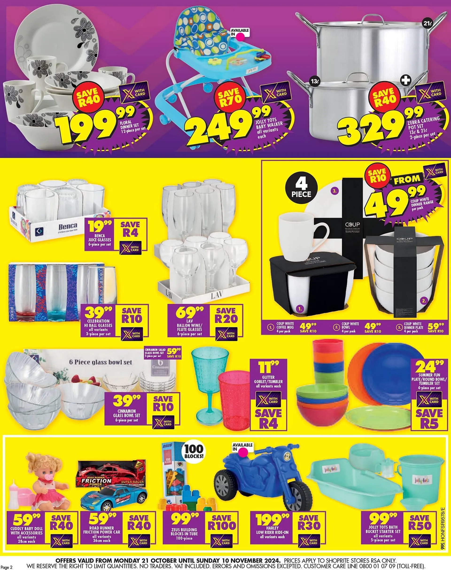 Shoprite catalogue from 21 October to 10 November 2024 - Catalogue Page 2