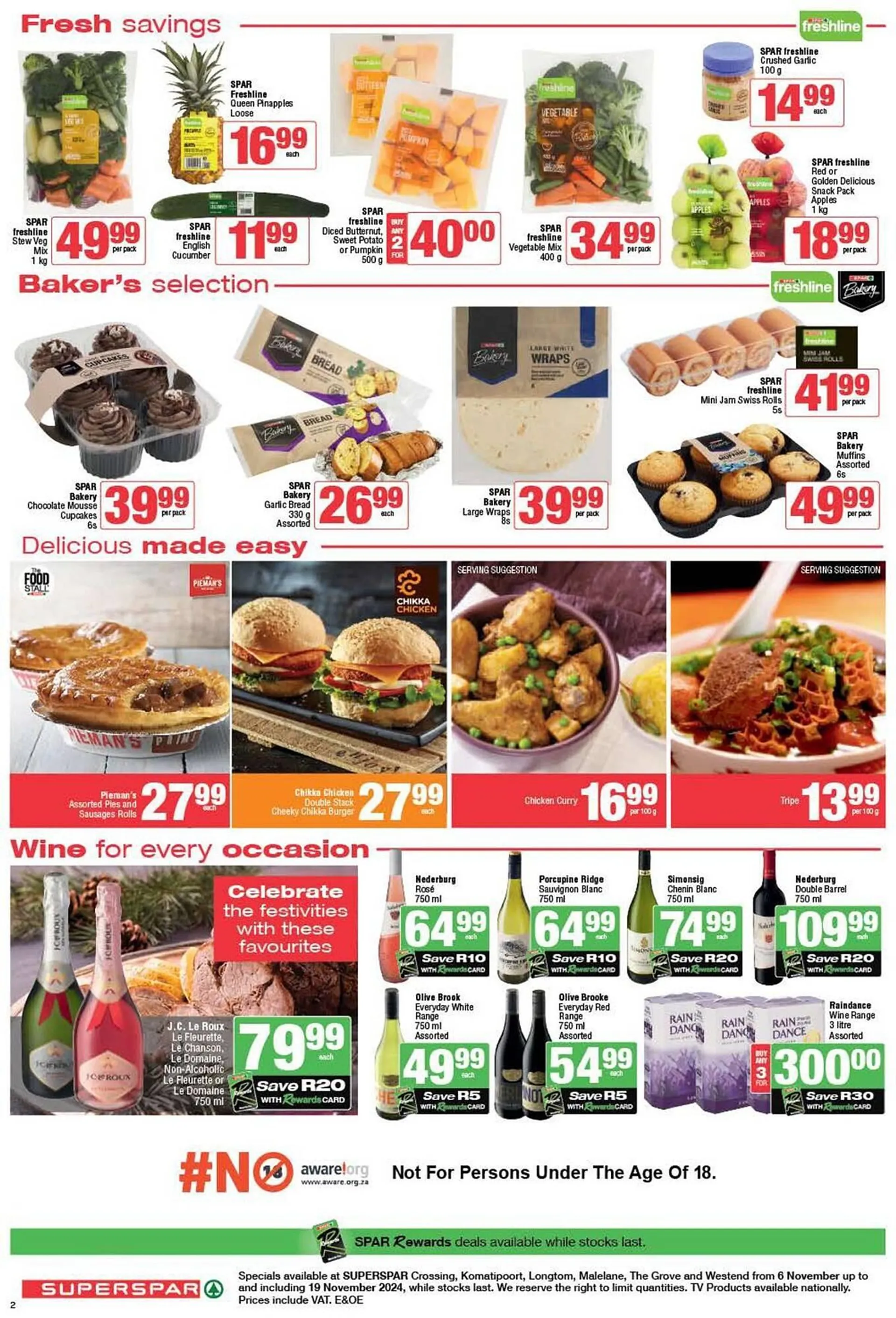 Spar catalogue from 6 November to 19 November 2024 - Catalogue Page 2