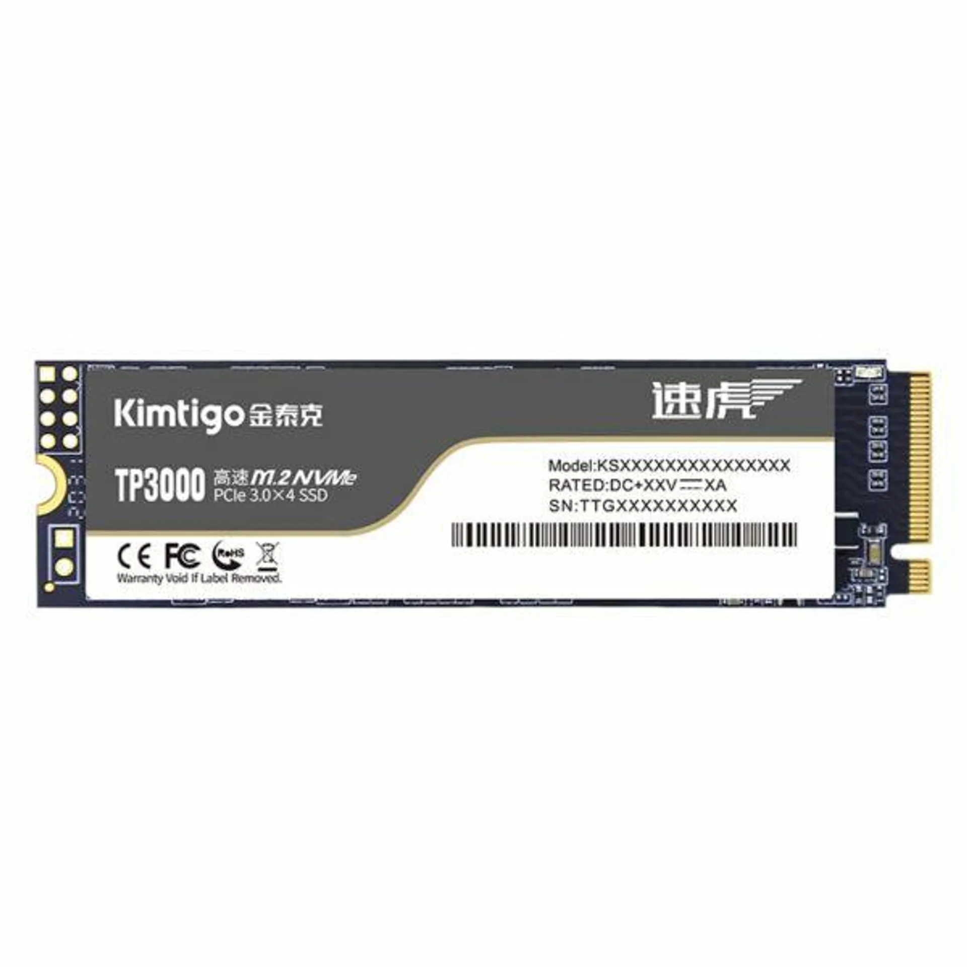 KIMTIGO TP3000 1TB M.2 NVME GEN3 SSD