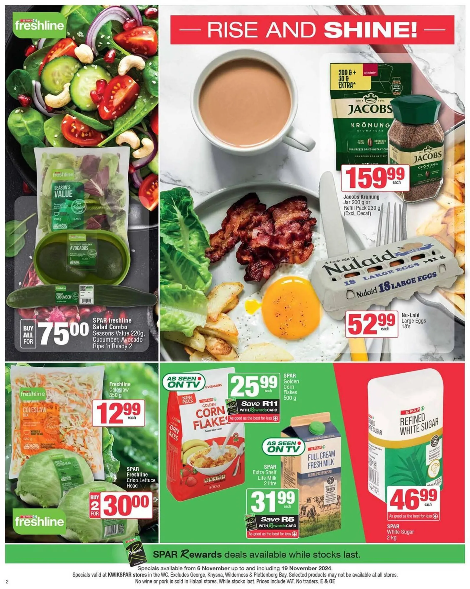 KwikSpar catalogue from 6 November to 19 November 2024 - Catalogue Page 2