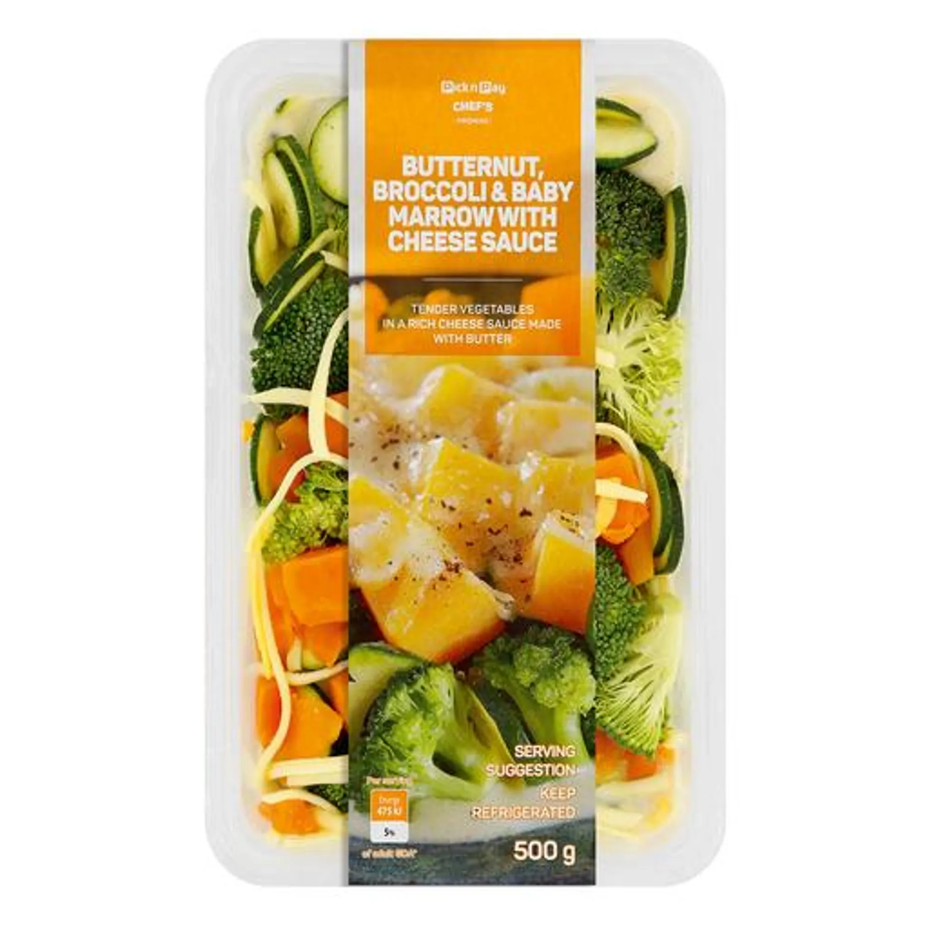 PnP Butternut, Broccoli & Baby Marrow with Cheese Sauce 500g