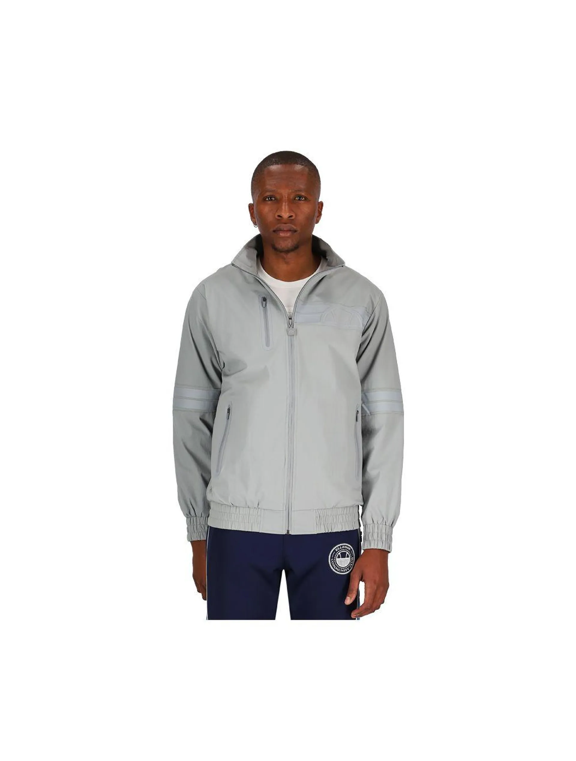 ellesse Brand Zip Men's Tracktop Grey