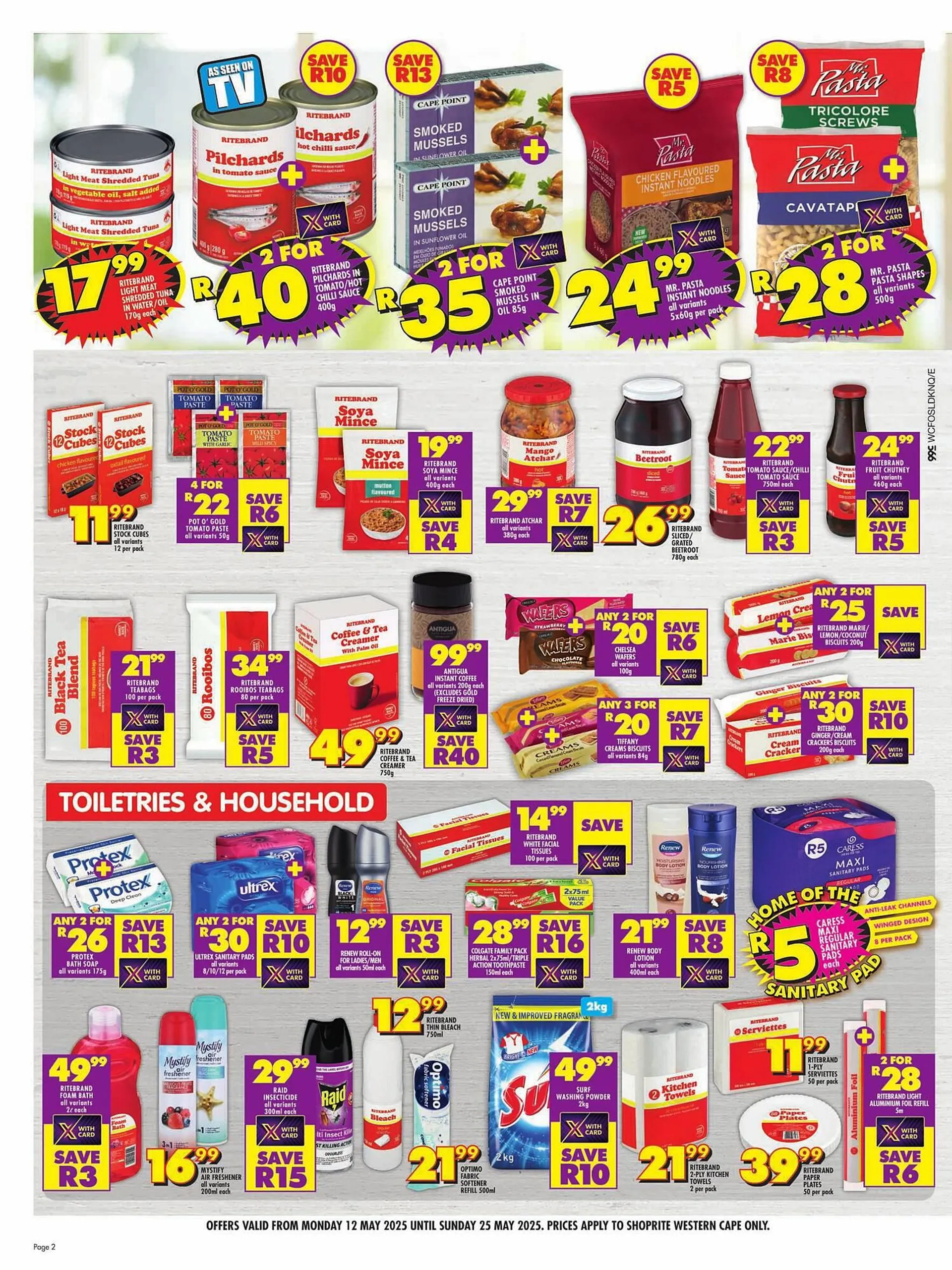 Shoprite catalogue from 12 May to 25 May 2025 - Catalogue Page 1