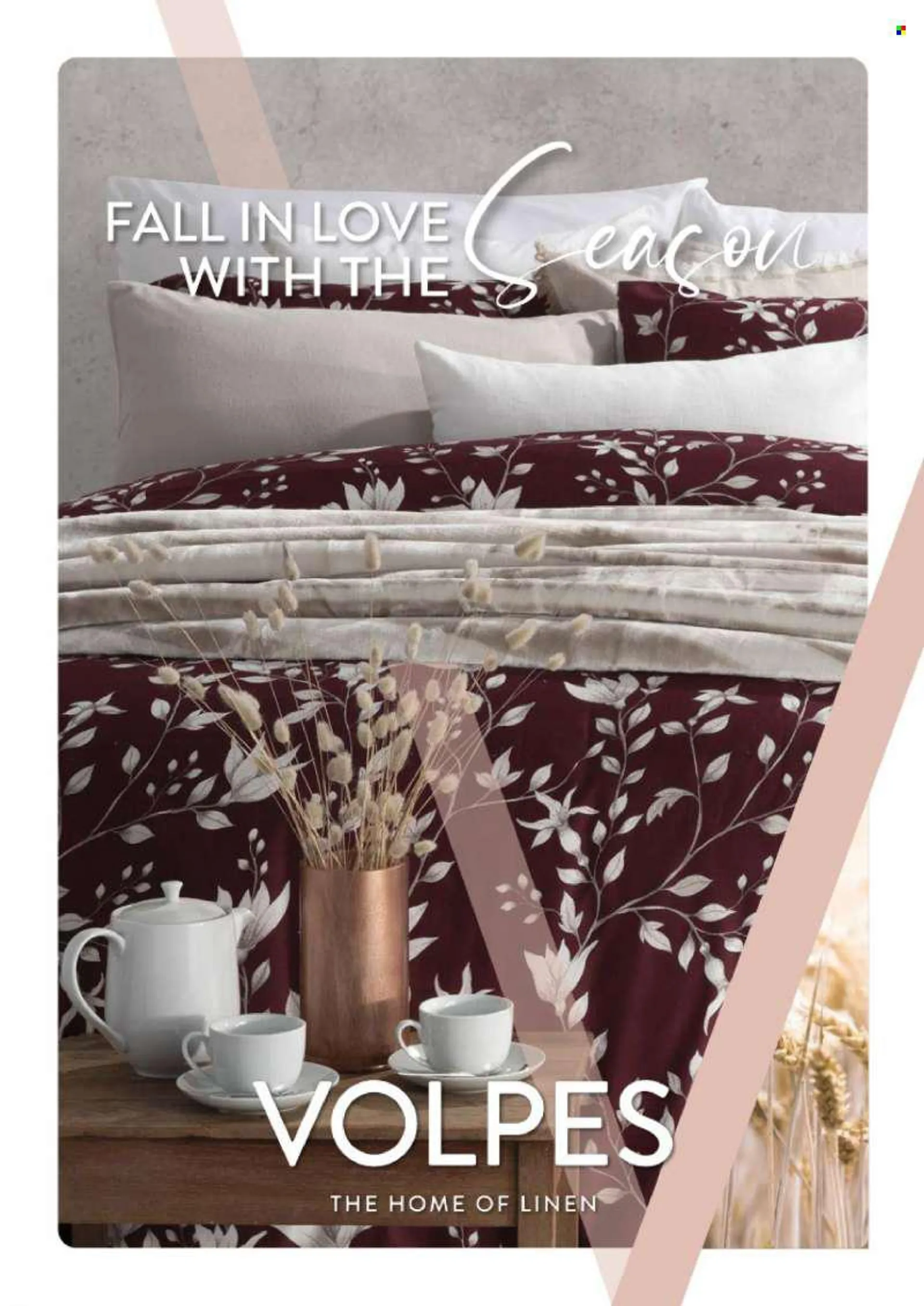 Volpes catalogue  - Sales products - linens. Page 1.