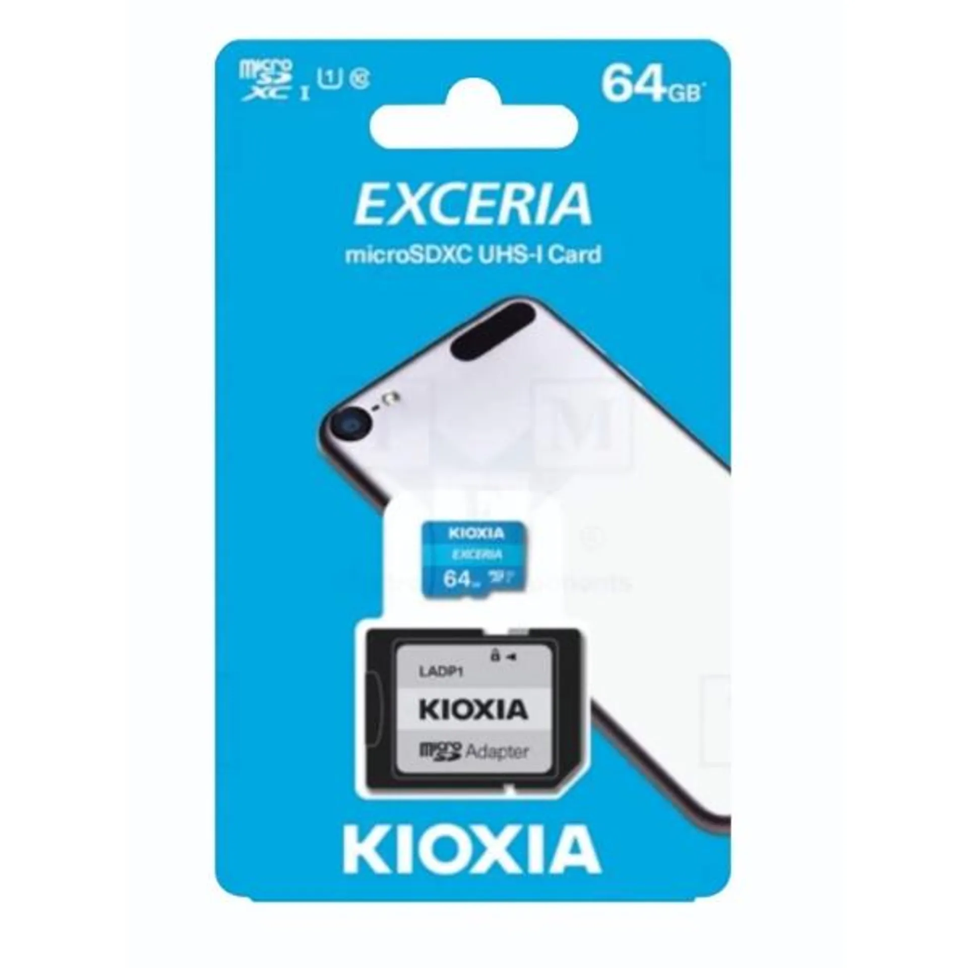 Kioxia, Exceria Micro SD Card 64GB + Adapter