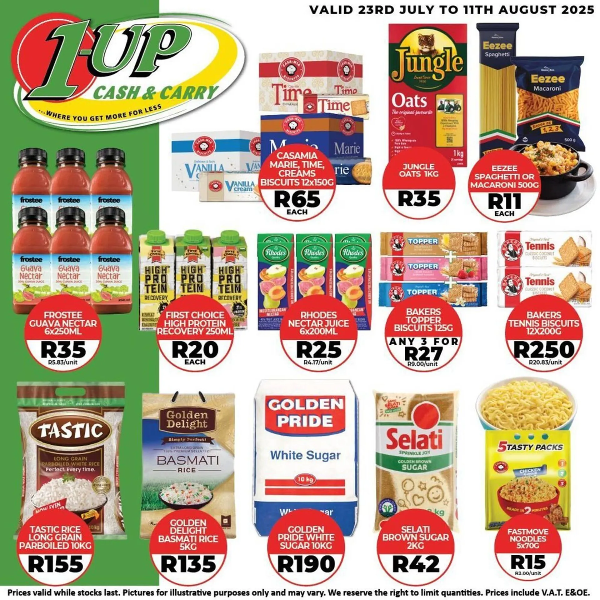 1UP catalogue from 23 July to 11 August 2025 - Catalogue Page 1
