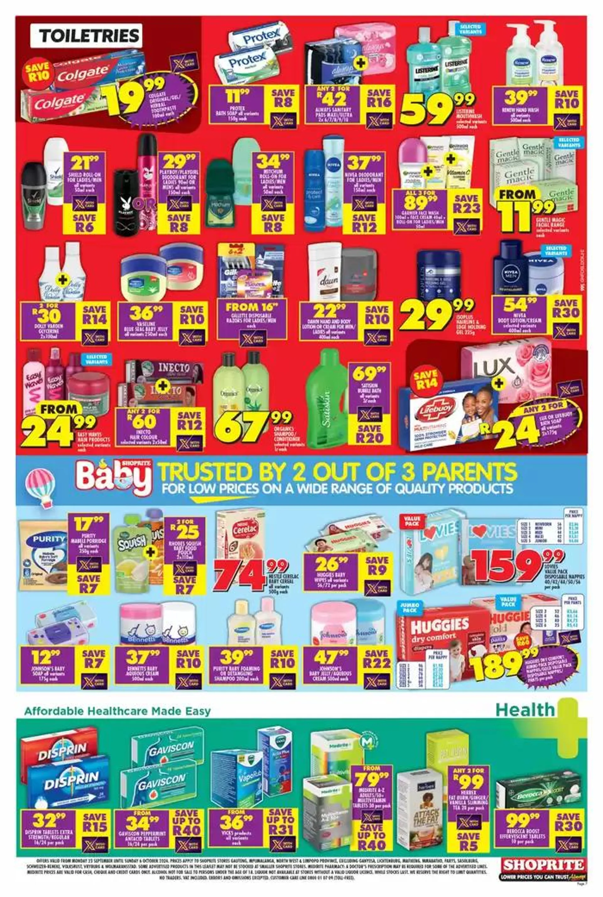 Shoprite Promise Gauteng from 24 September to 6 October 2024 - Catalogue Page 7