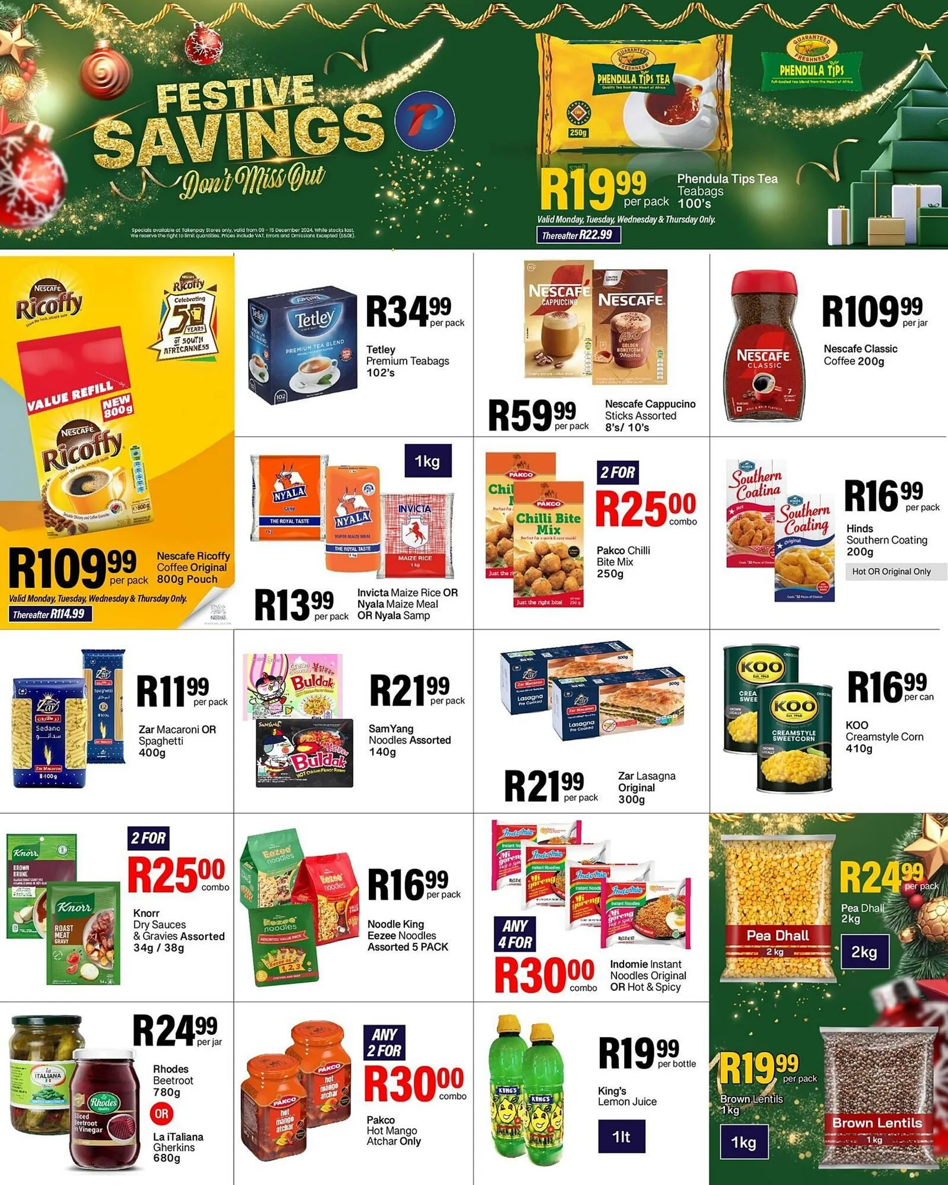 Take 'n Pay catalogue from 9 December to 15 December 2024 - Catalogue Page 5