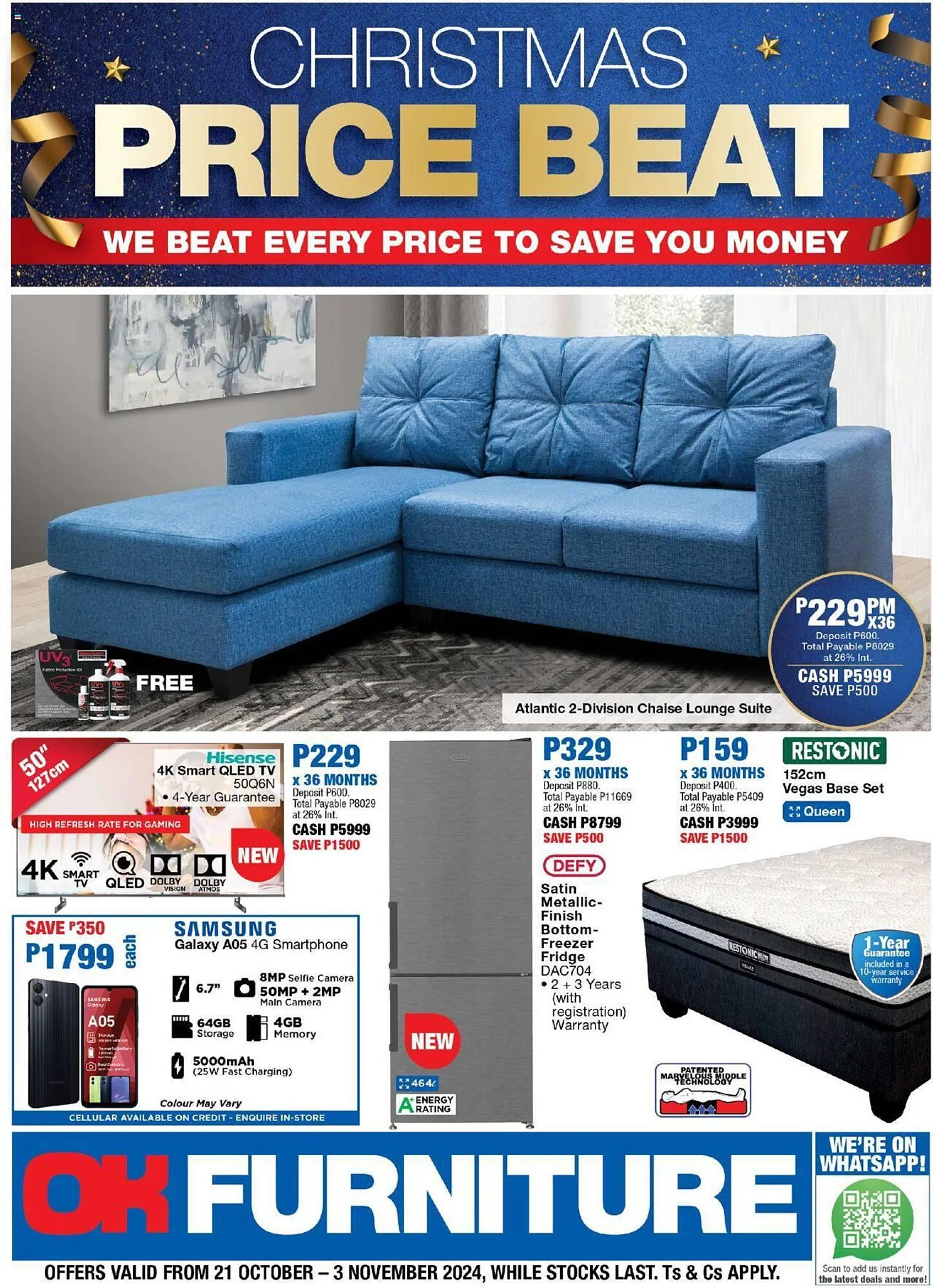 OK Furniture catalogue from 21 October to 3 November 2024 - Catalogue Page 1