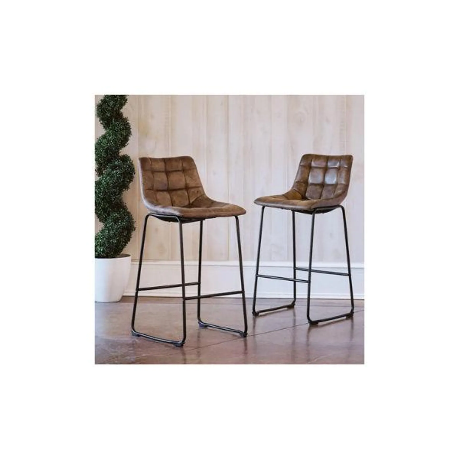 CozyCraft - Pub Height Bar Stool - Set of 2