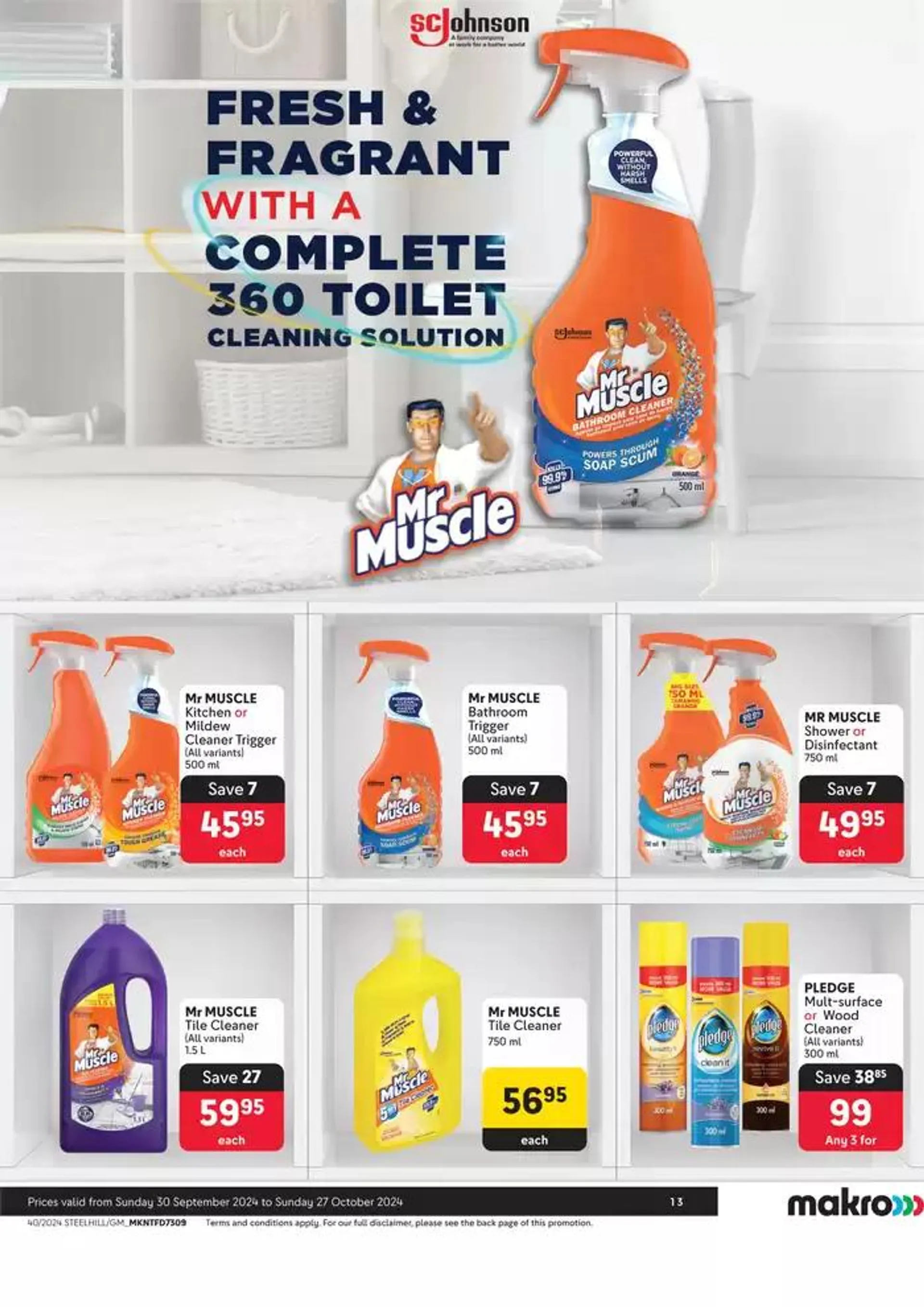 Makro : Homecare Cleaning from 30 September to 27 October 2024 - Catalogue Page 13