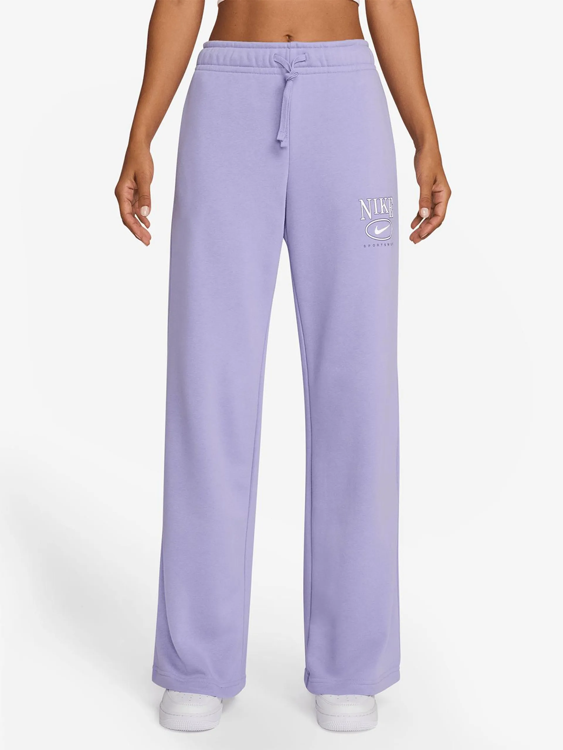 Nike Womens Sportswear Club Fleece Graphic Lilac Pants