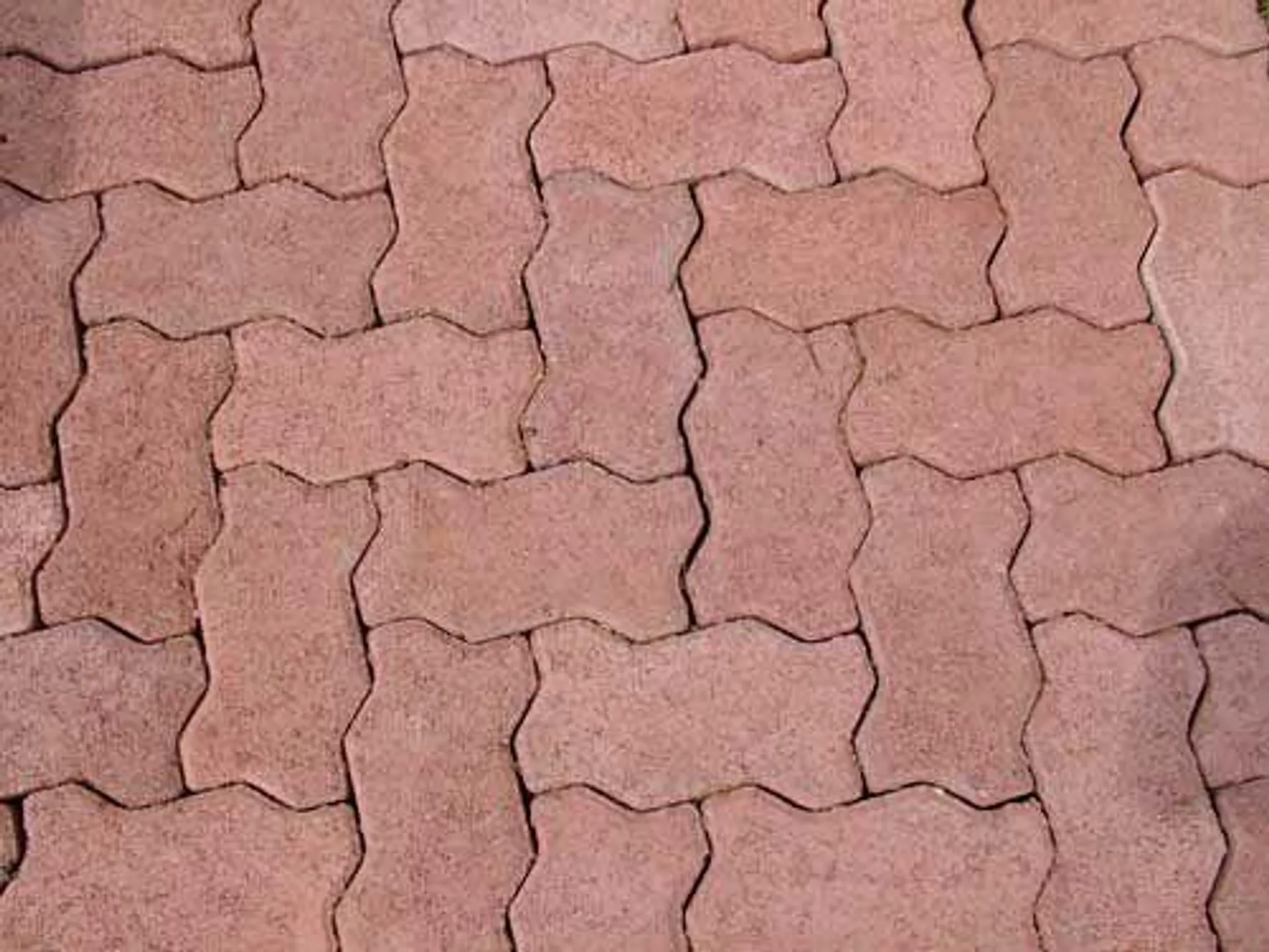 Paver Interlocking 60mm Red