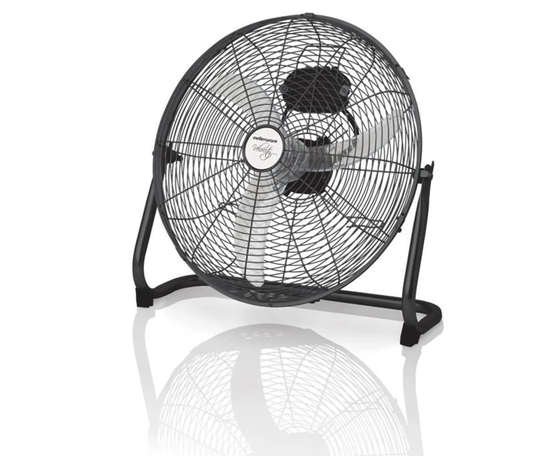 Mellerware Fan Floor Fan Steel Black