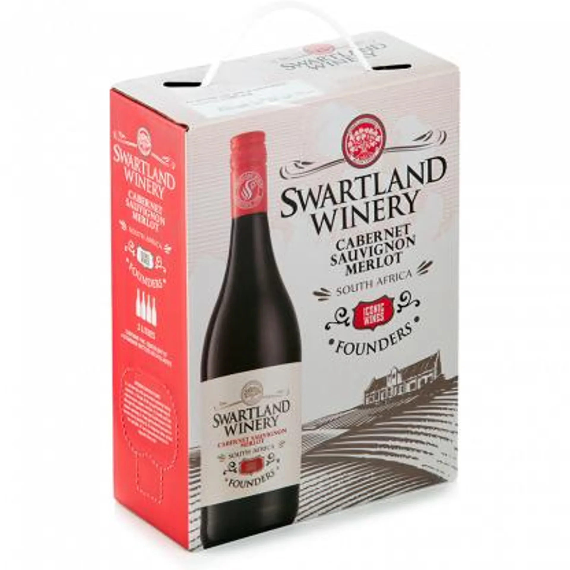 Swartland Winery Founders Cabernet Sauvignon / Merlot (1x3000ML)