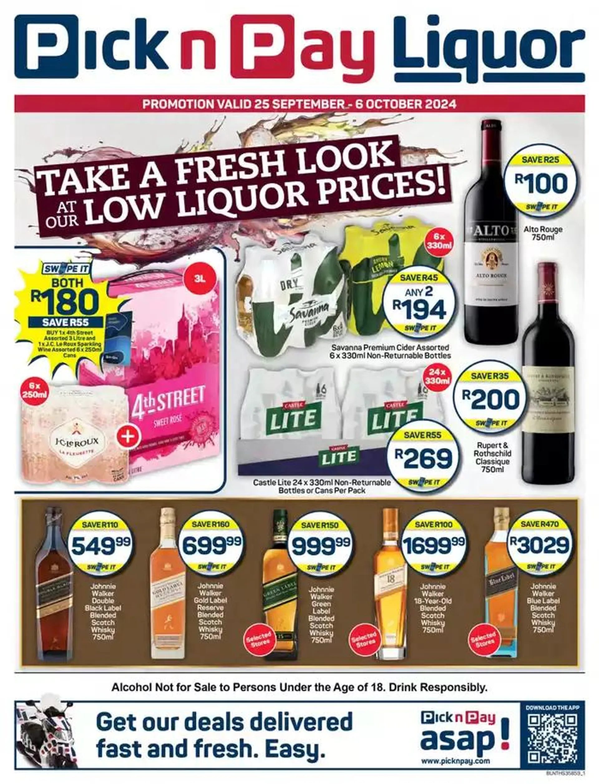 Pick n Pay Liquor weekly specials - 1