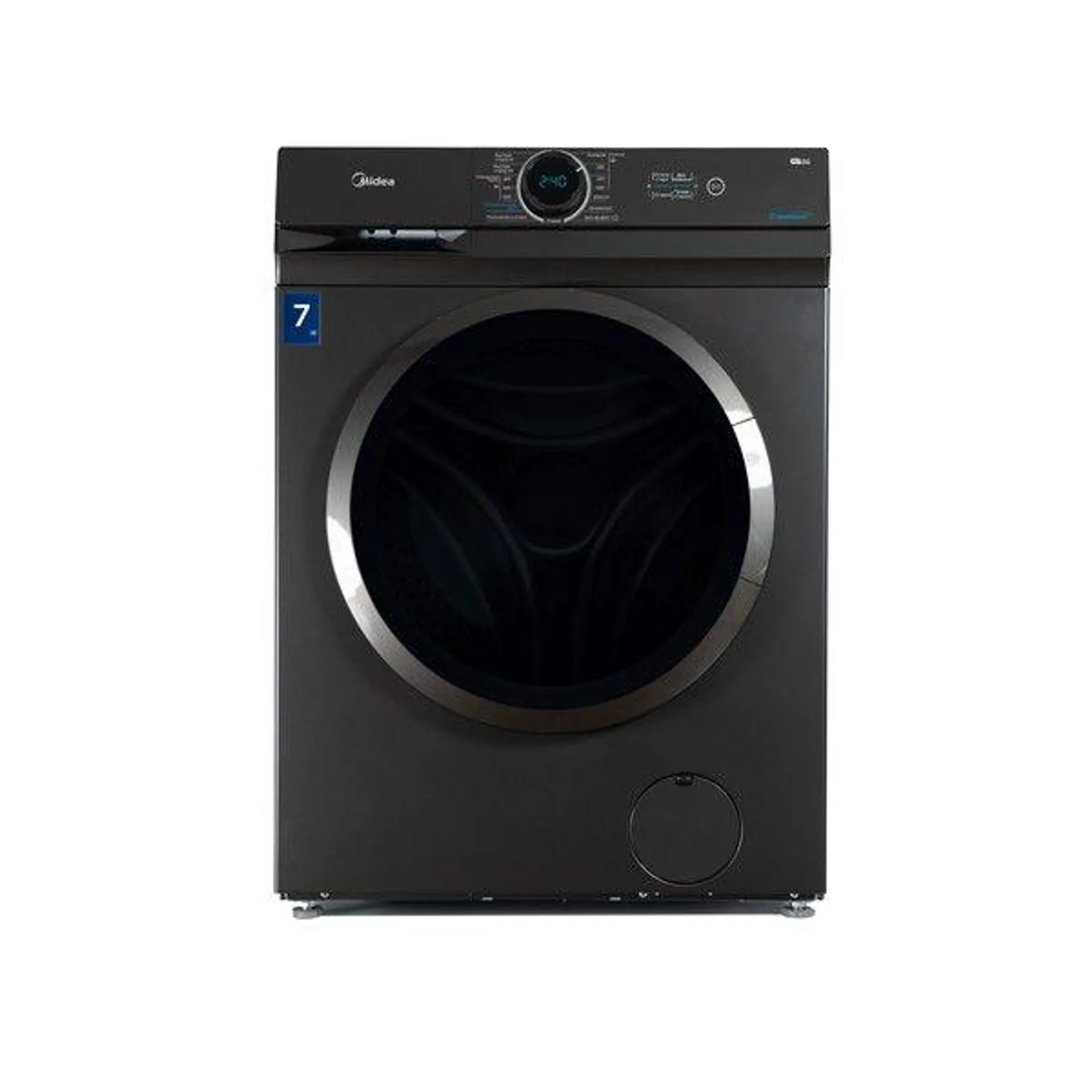 Midea 7kg Non Inveter,1200 RPM Front Loader Washing Machine