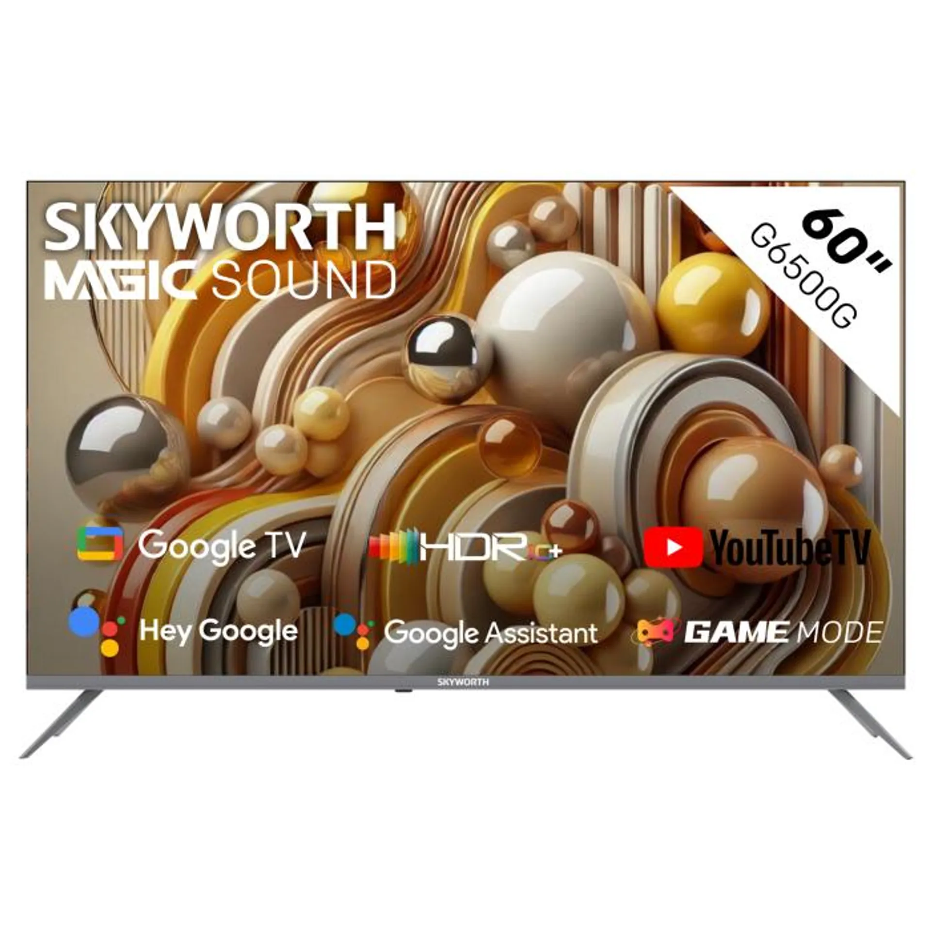 Skyworth 60-inch UHD Google TV-60G6500G