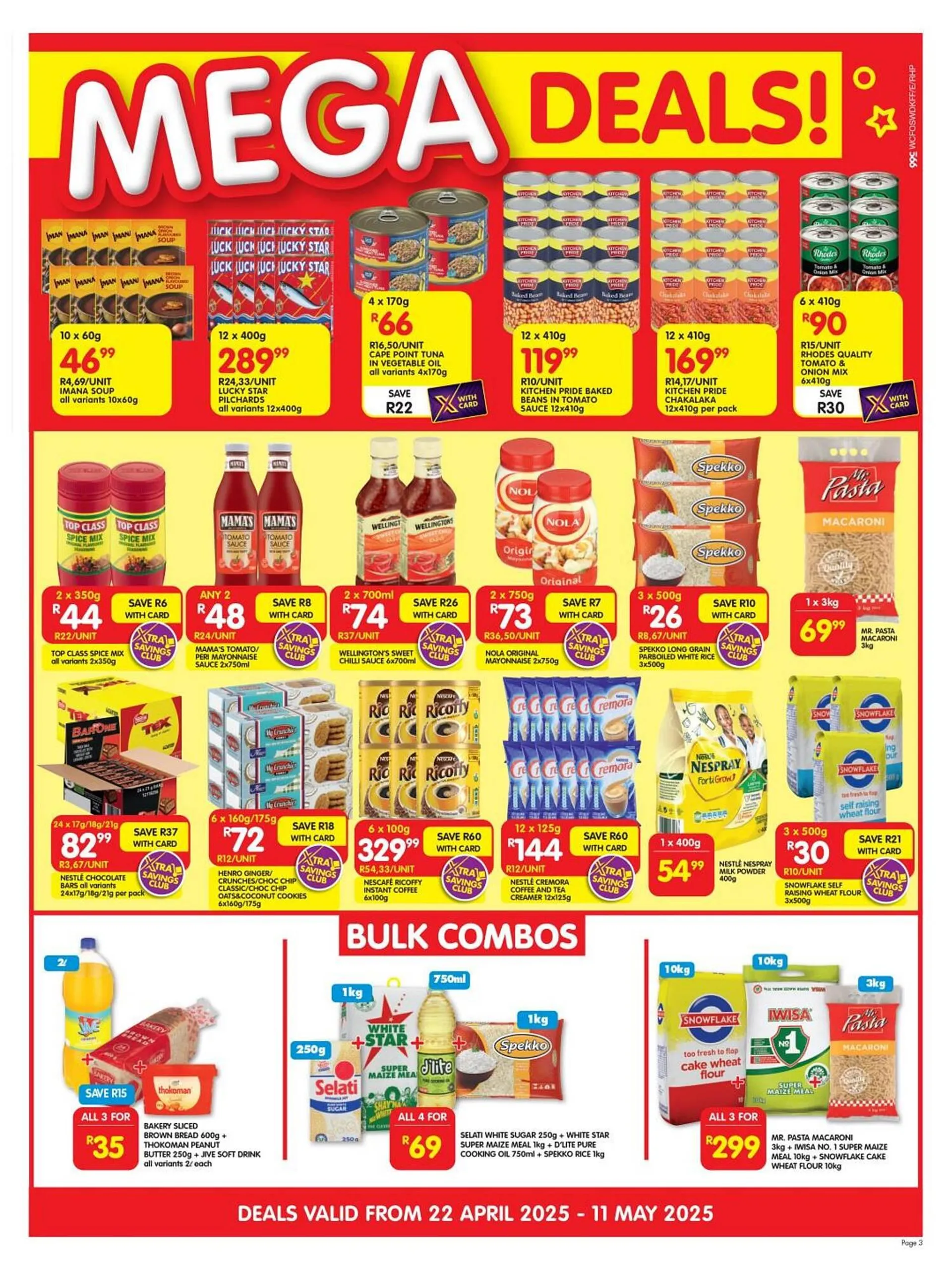 Shoprite catalogue from 22 April to 11 May 2025 - Catalogue Page 1