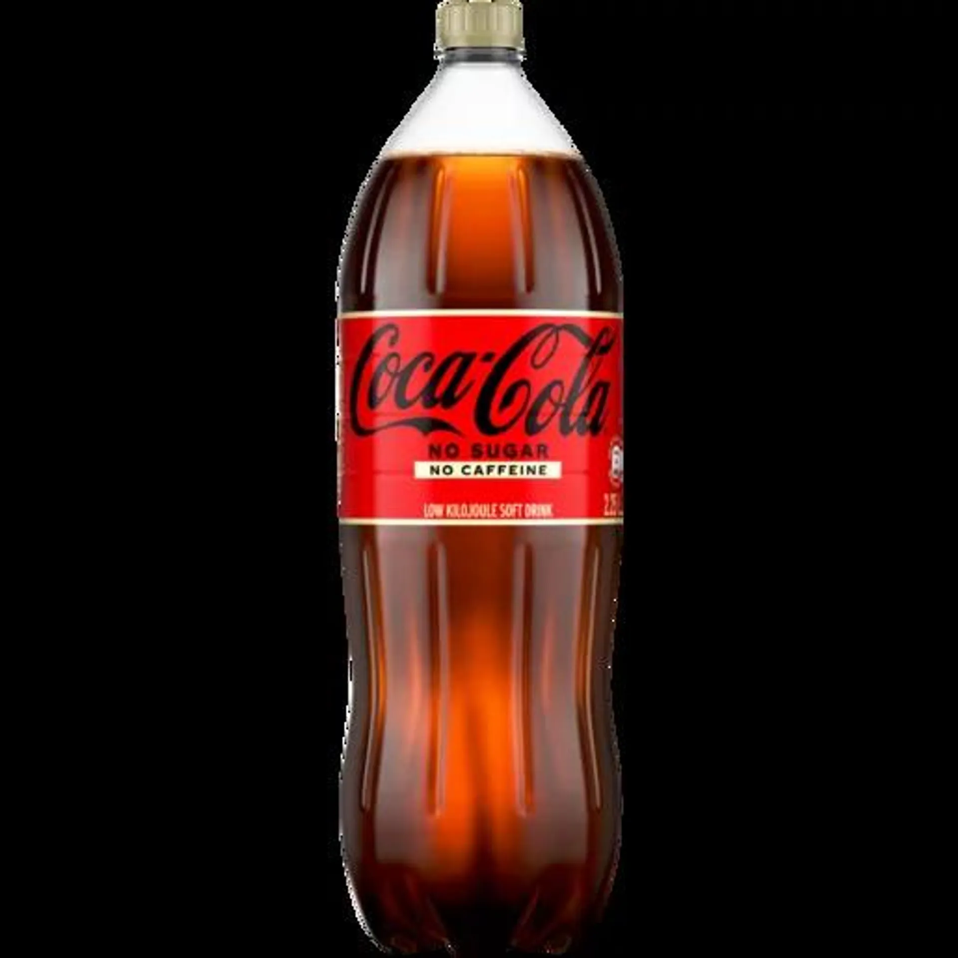 Coca-Cola No Sugar No Caffeine Soft Drink Bottle 2.25L