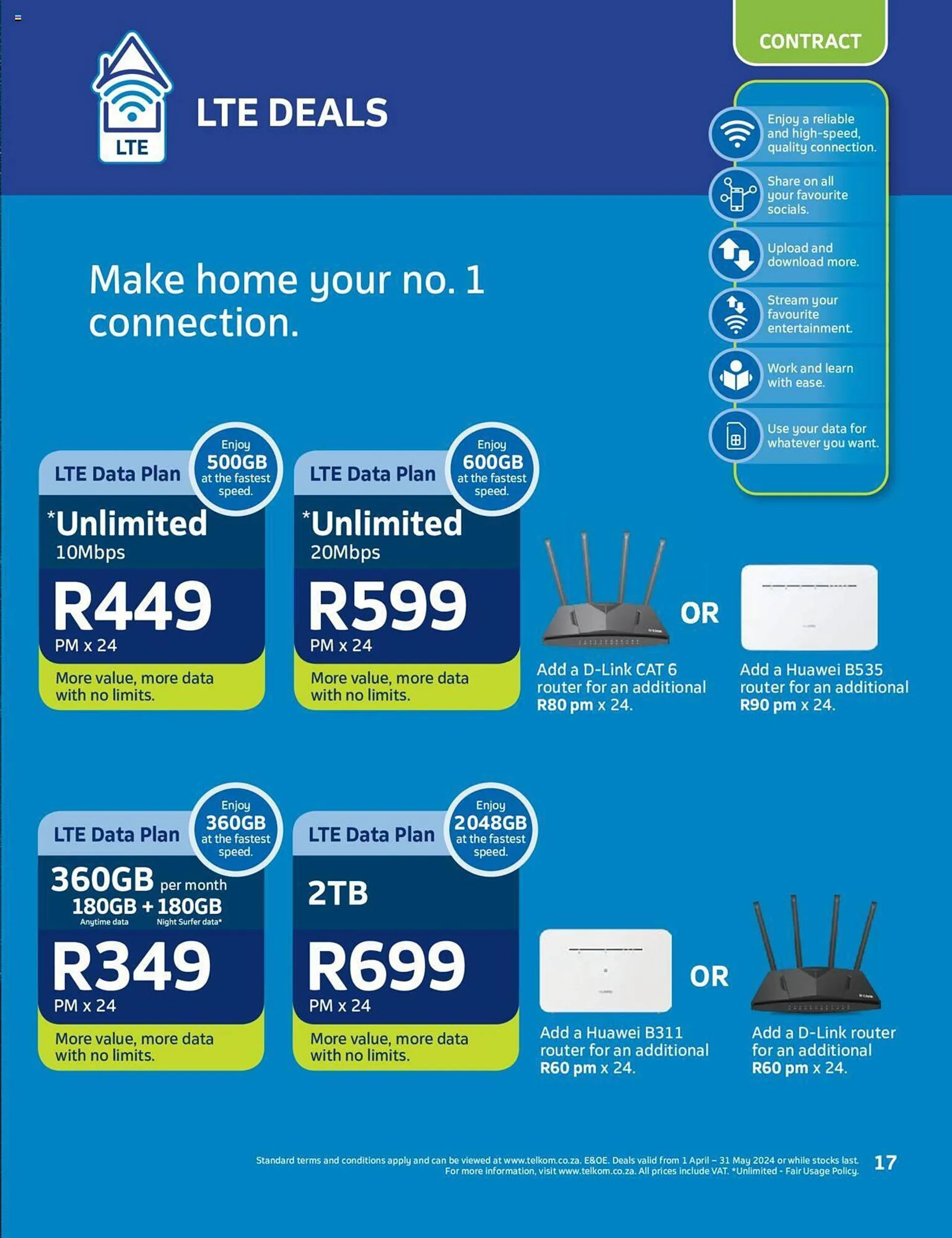 Telkom catalogue from 1 April to 31 May 2024 - Catalogue Page 17