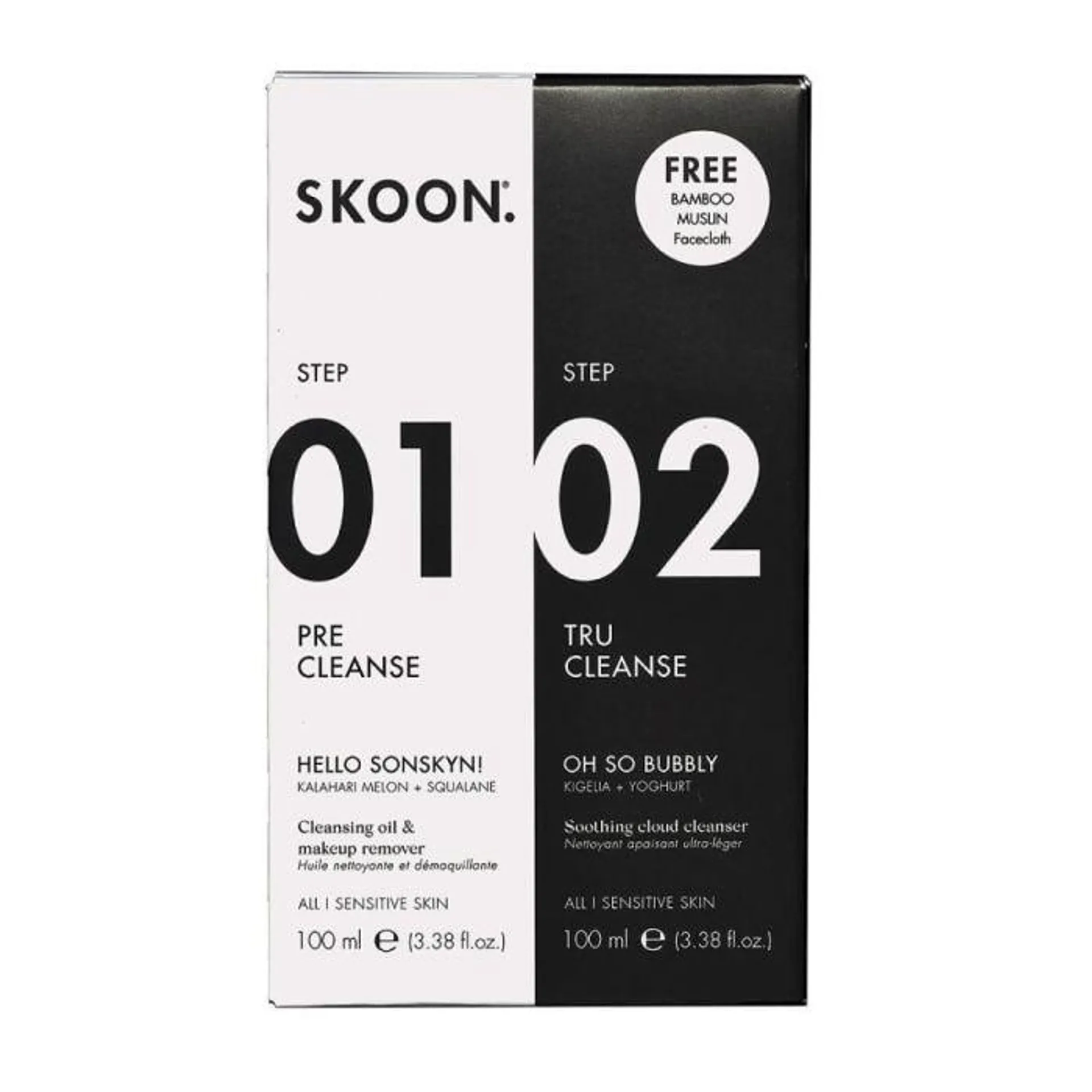 SKOON - Double Cleanser Hello Sonskyn + Oh So Bubbly Pack