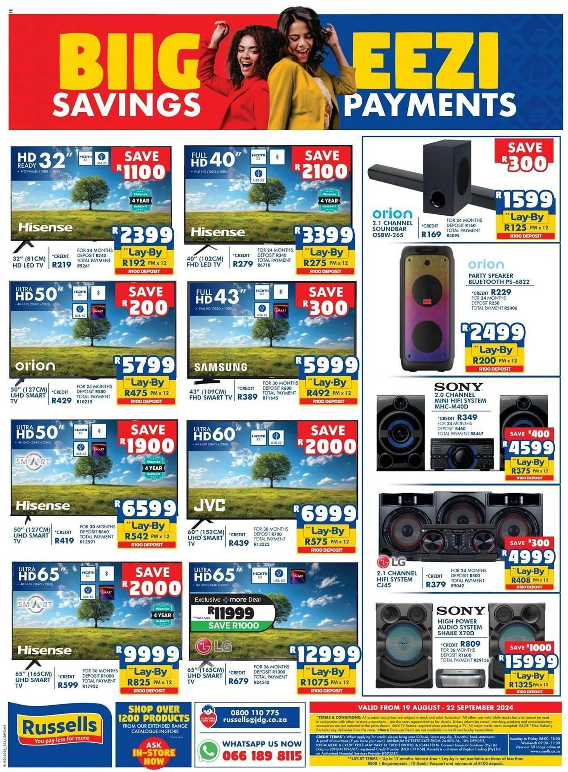 Russells catalogue from 19 August to 22 September 2024 - Catalogue Page 16