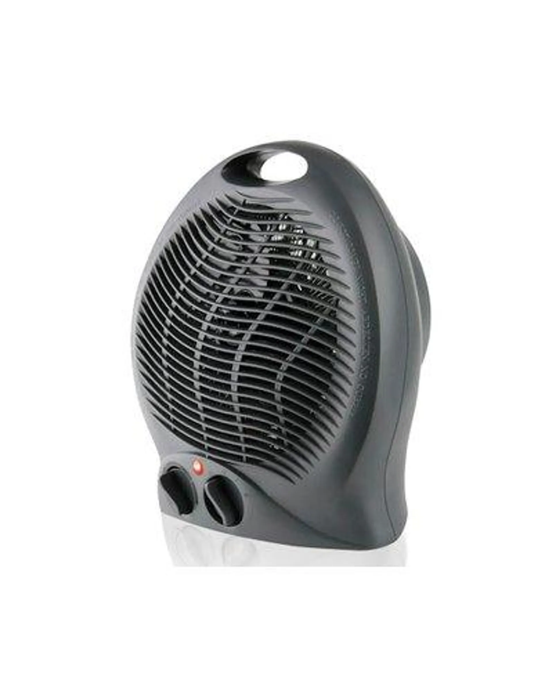 Mellerware Swiss - Plastic Floor Fan Heater with 2 Heat Settings (2000W)(Graphite)