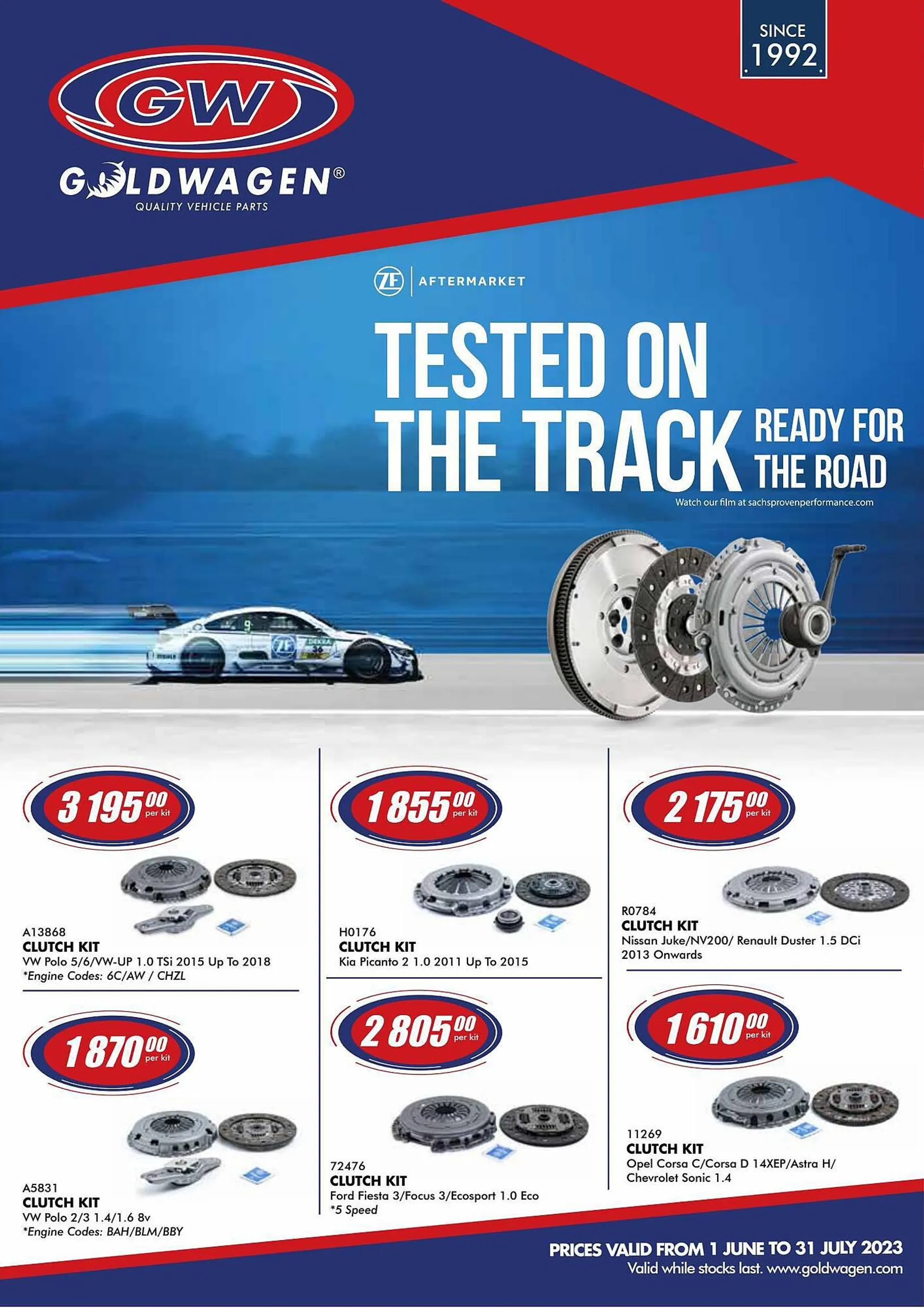 Goldwagen Catalogue Valid Until 31 July 2023