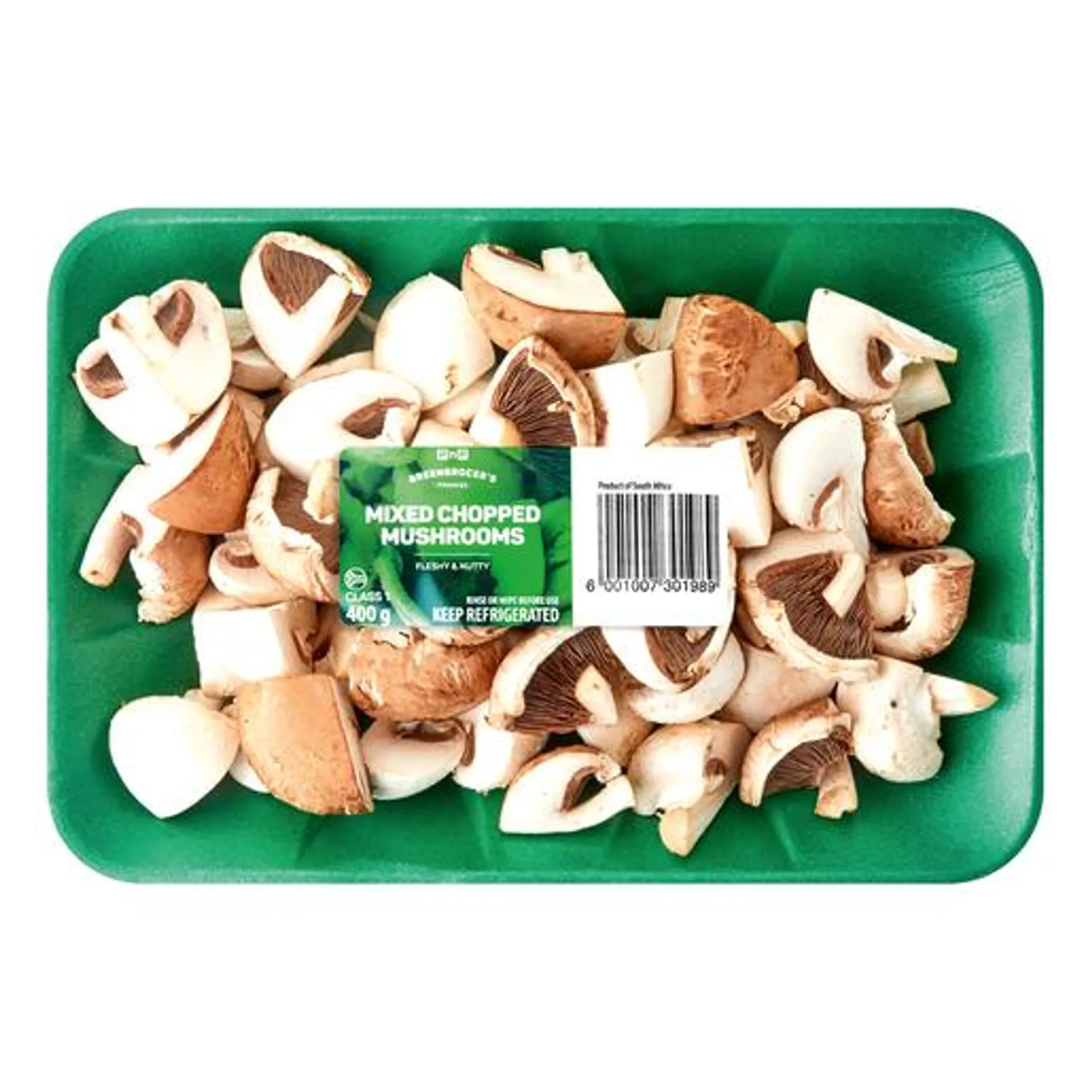 PnP Chopped Mushroom Mix 400g