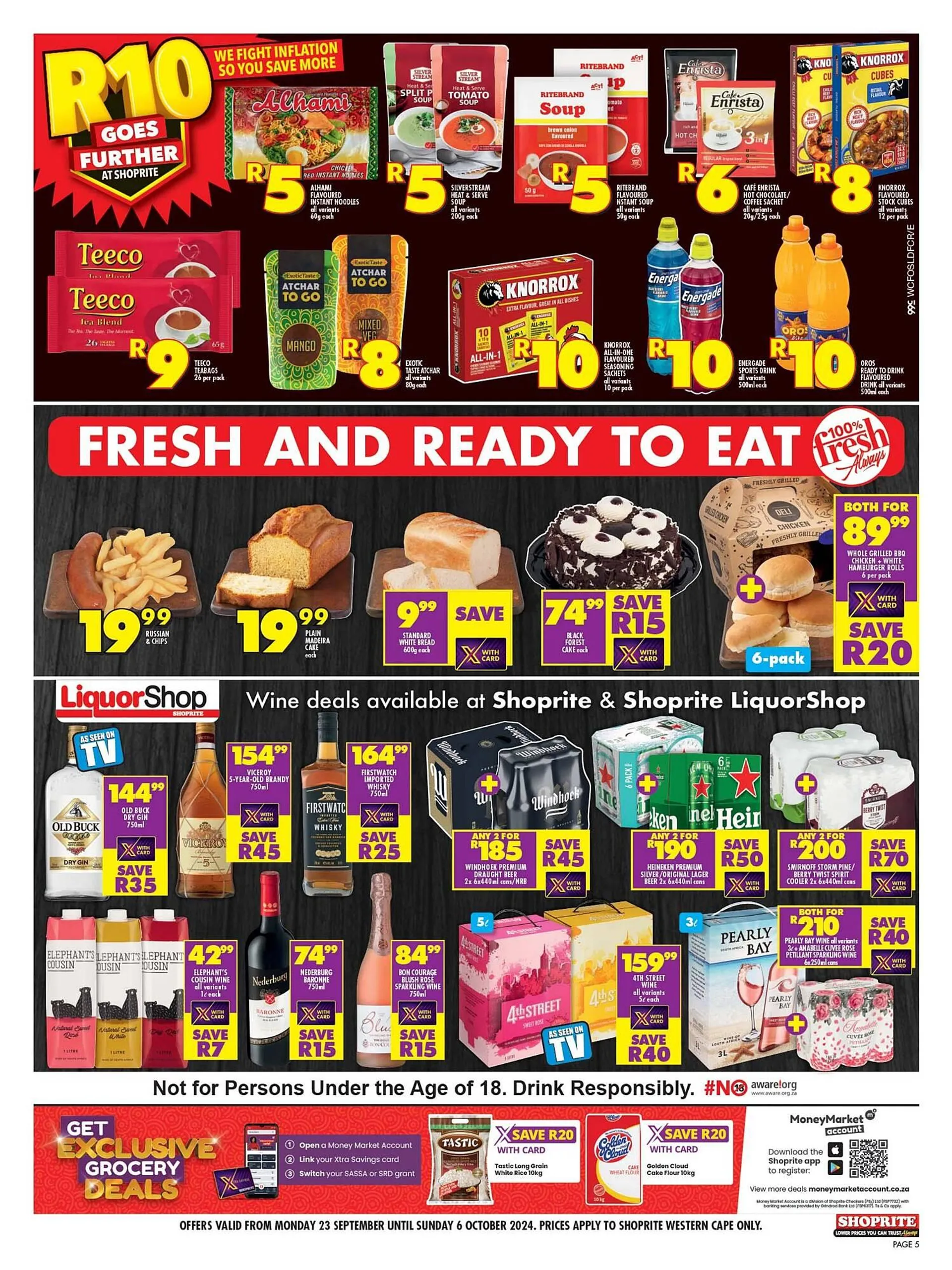 Shoprite catalogue from 23 September to 6 October 2024 - Catalogue Page 5