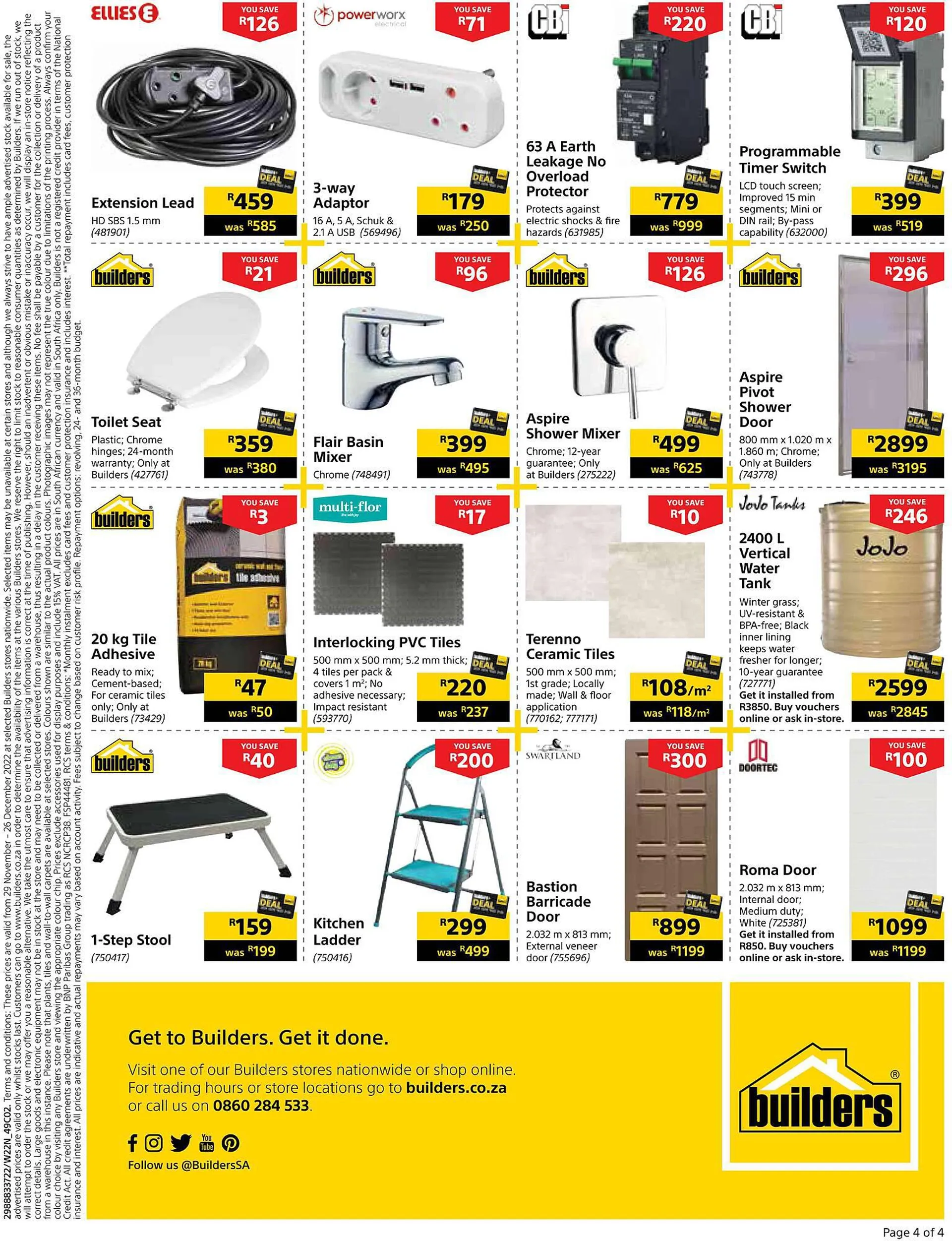 Builders Warehouse catalogue - 4