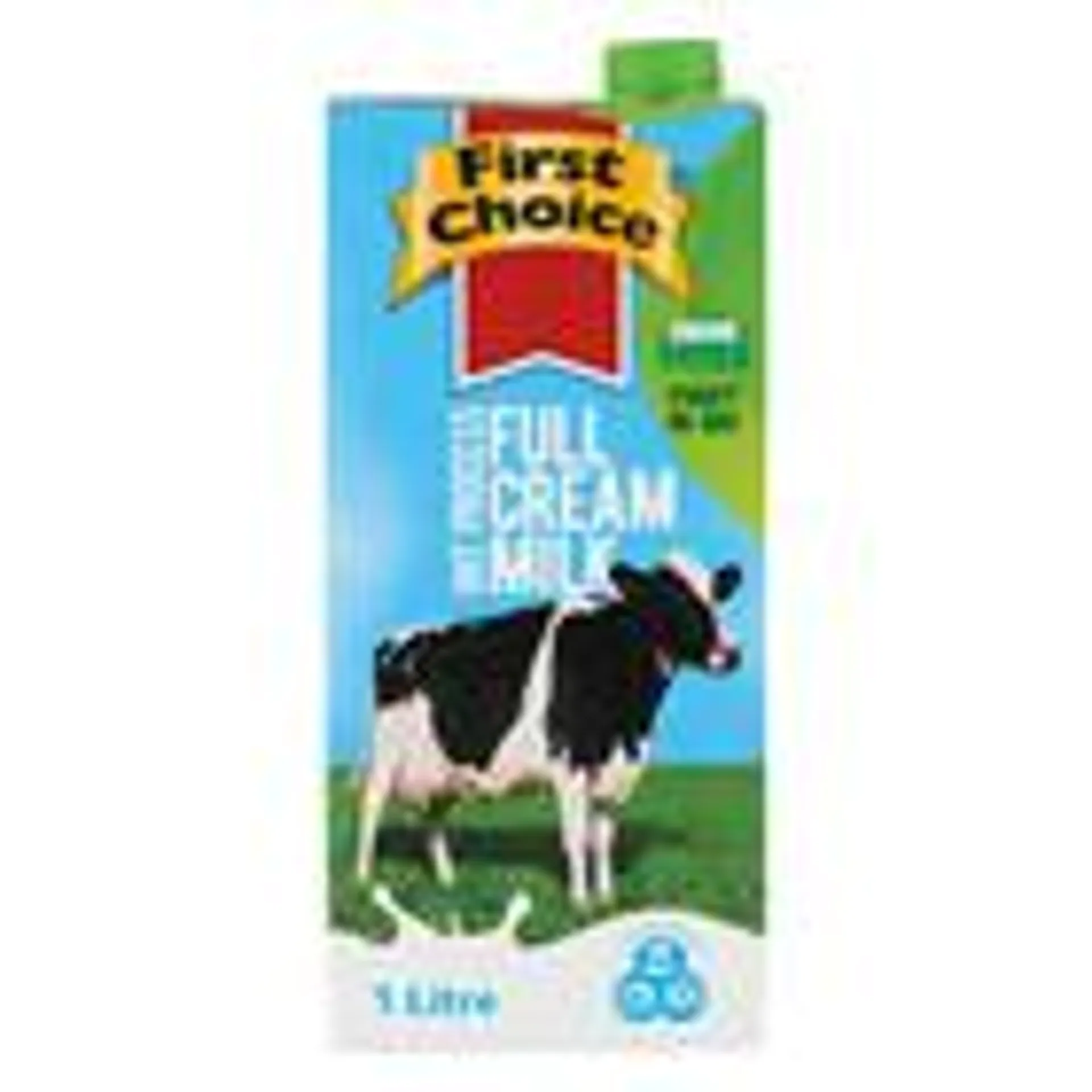 First Choice Long Life Full Cream Milk 1l